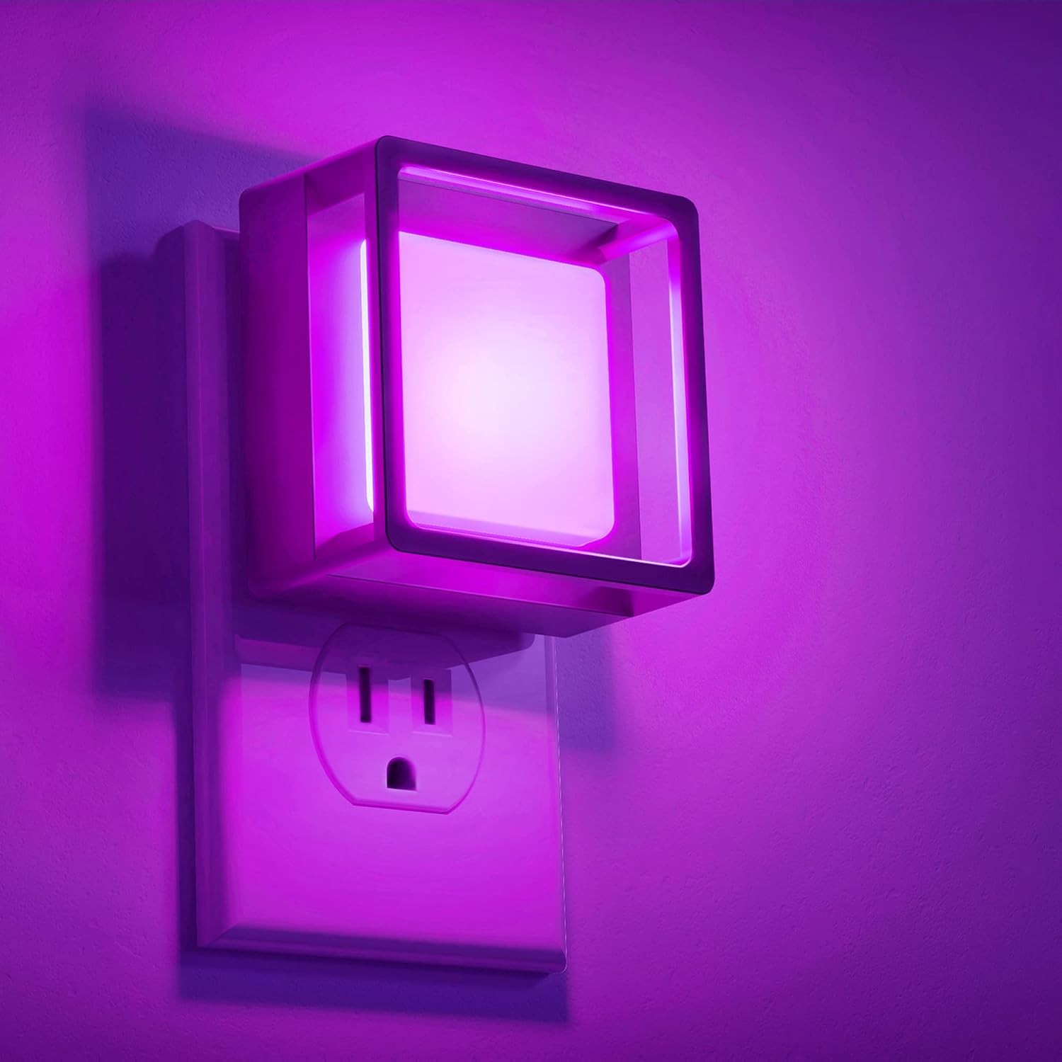 DORESshop Purple Night Light [2 Pack],Night Lights Plug Into Wall,Halloween