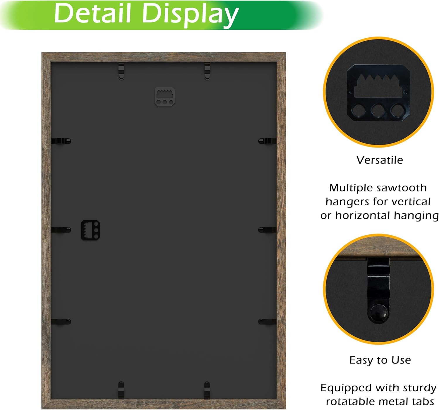 FrameWorks 12" x 18" Brown Wooden Shadow Box Frame – Soft Felt Back, Tempered Glass, and Included Elegant White Ball
