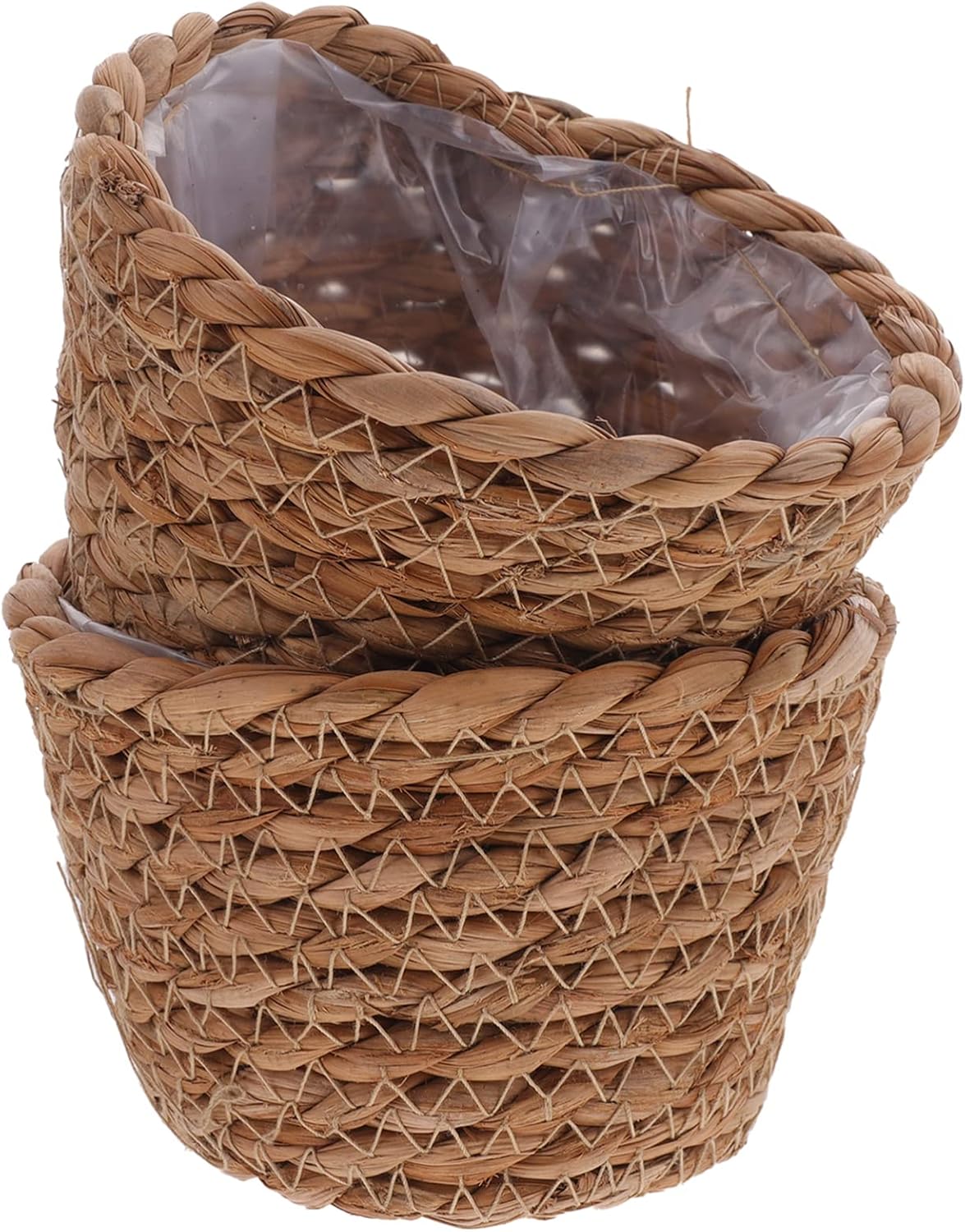 Wicker Planter / Hand-Woven Planter Basket