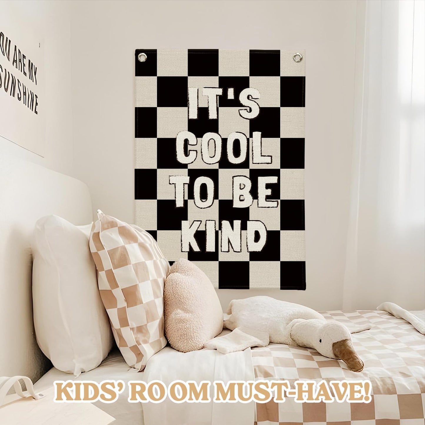 Kids Room Decor / Cool To Be Kind-black