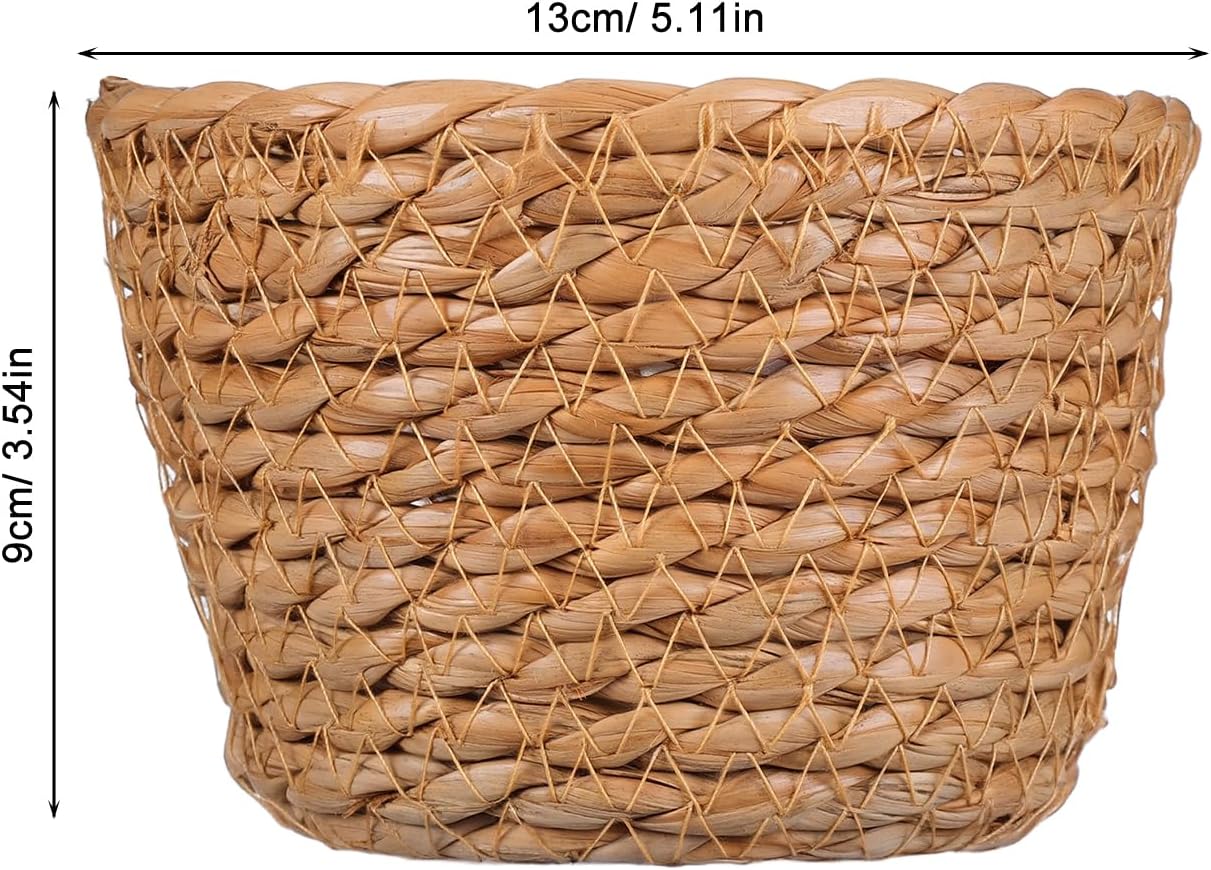 Hand-Woven Seagrass Plant Basket Planter / Set of 2