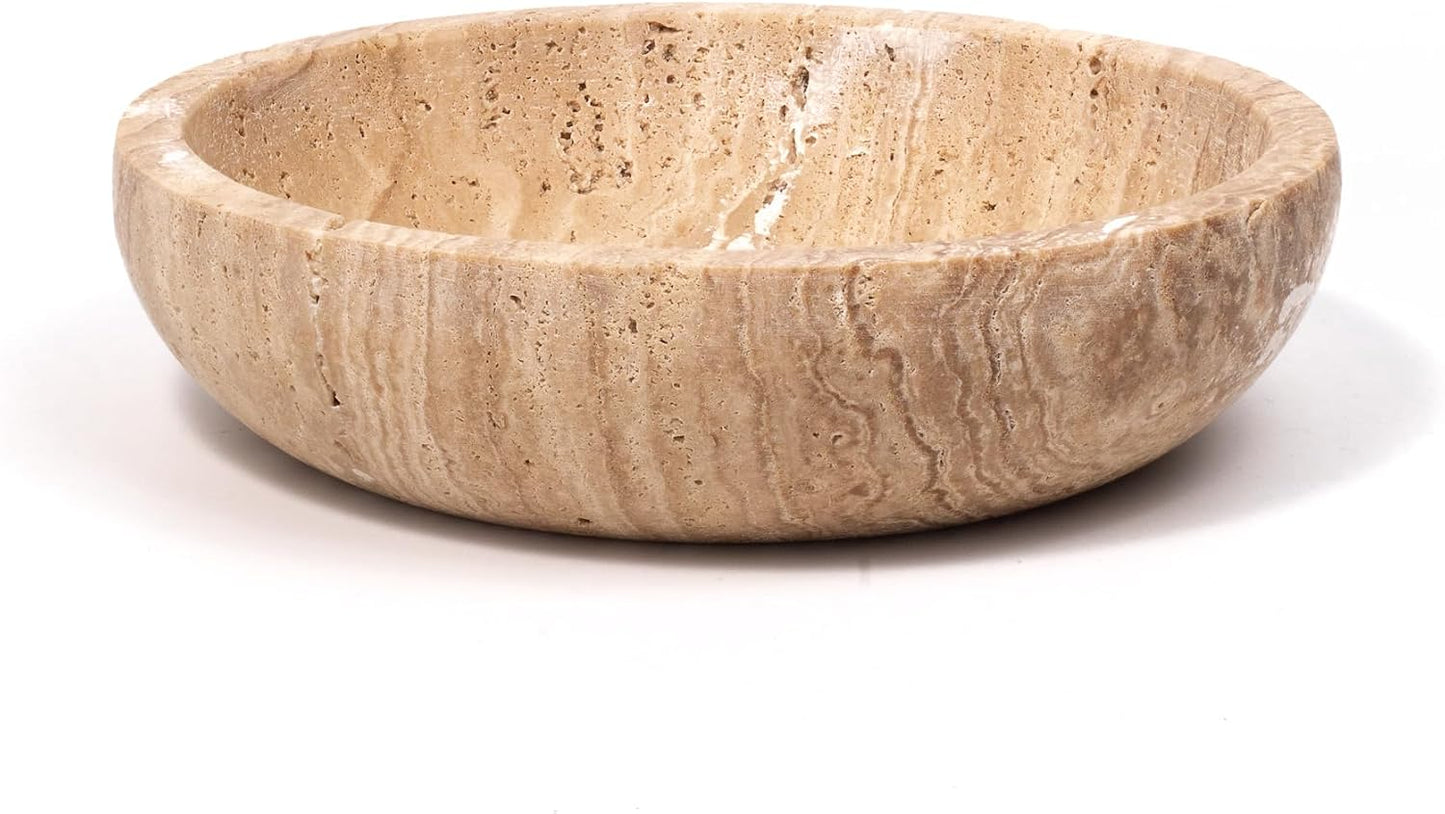 Travertine Decorative Bowls / Natural