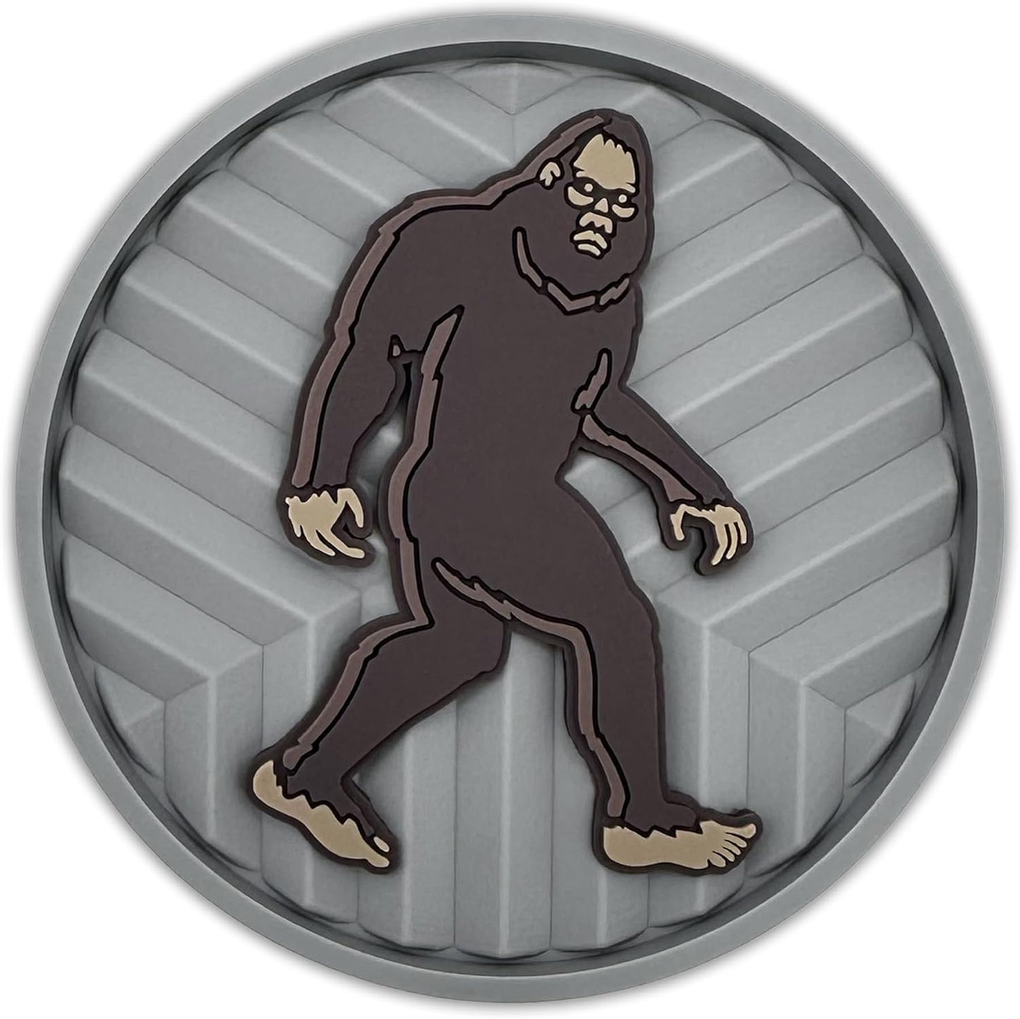Sasquatch Bigfoot Walking Pose Automotive 3D Textured Silicone Coasters / Sasquatch Walk