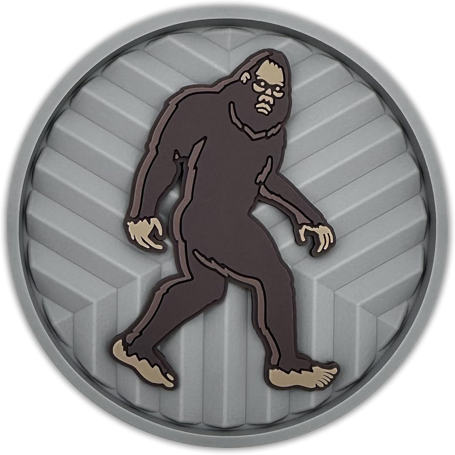 Sasquatch Bigfoot Walking Pose Automotive 3D Textured Silicone Coasters / Sasquatch Walk