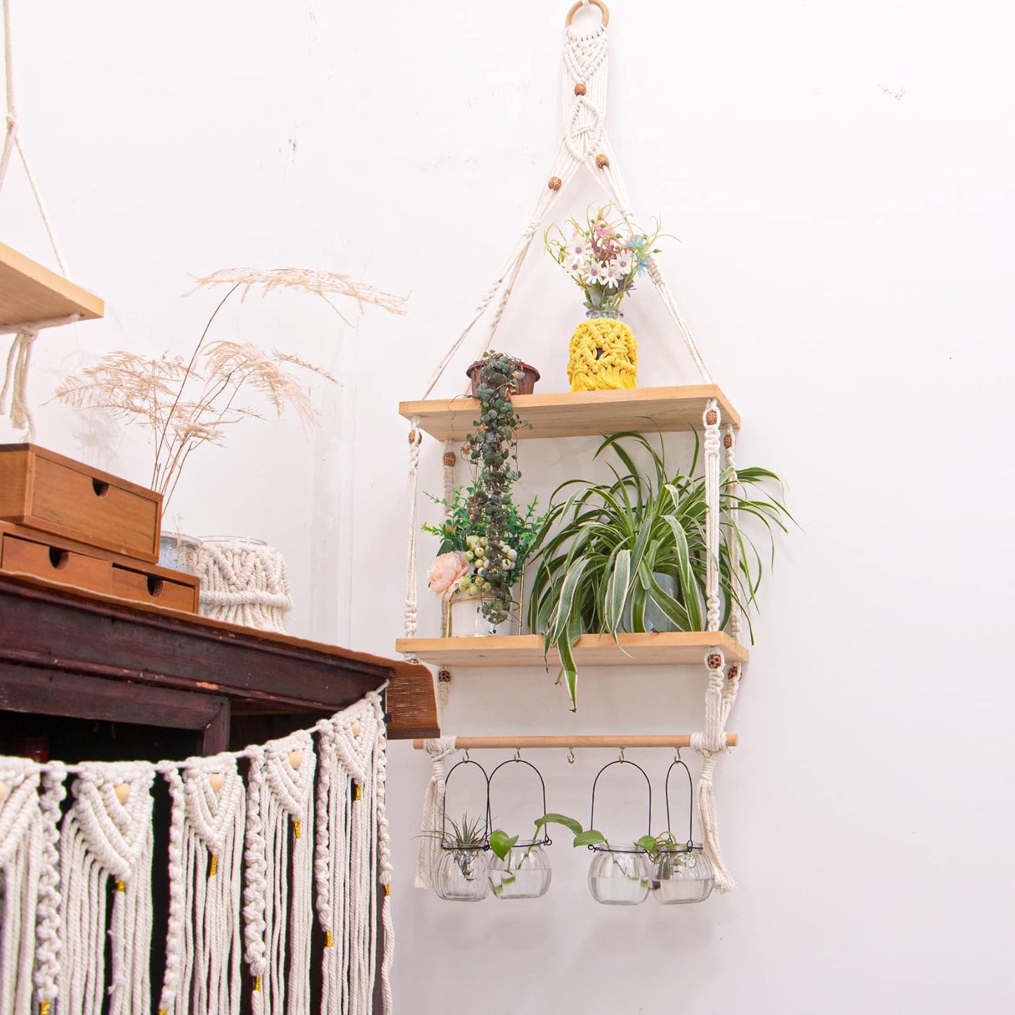 Woven Rope Organizer / 2tier Shelves
