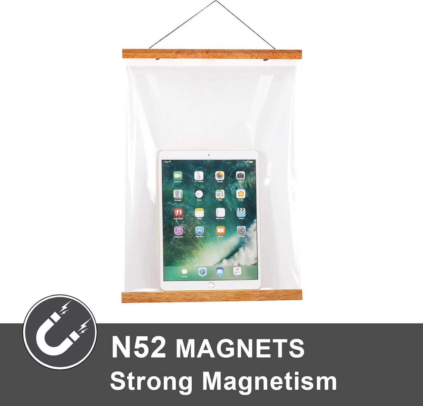 WITCOLOR Magnetic Poster Hanger Frame, 20" Wide 2 Pack Magnetic Hanging Frames 20x28 20x30 20x20 20x16 20x24 Magnet