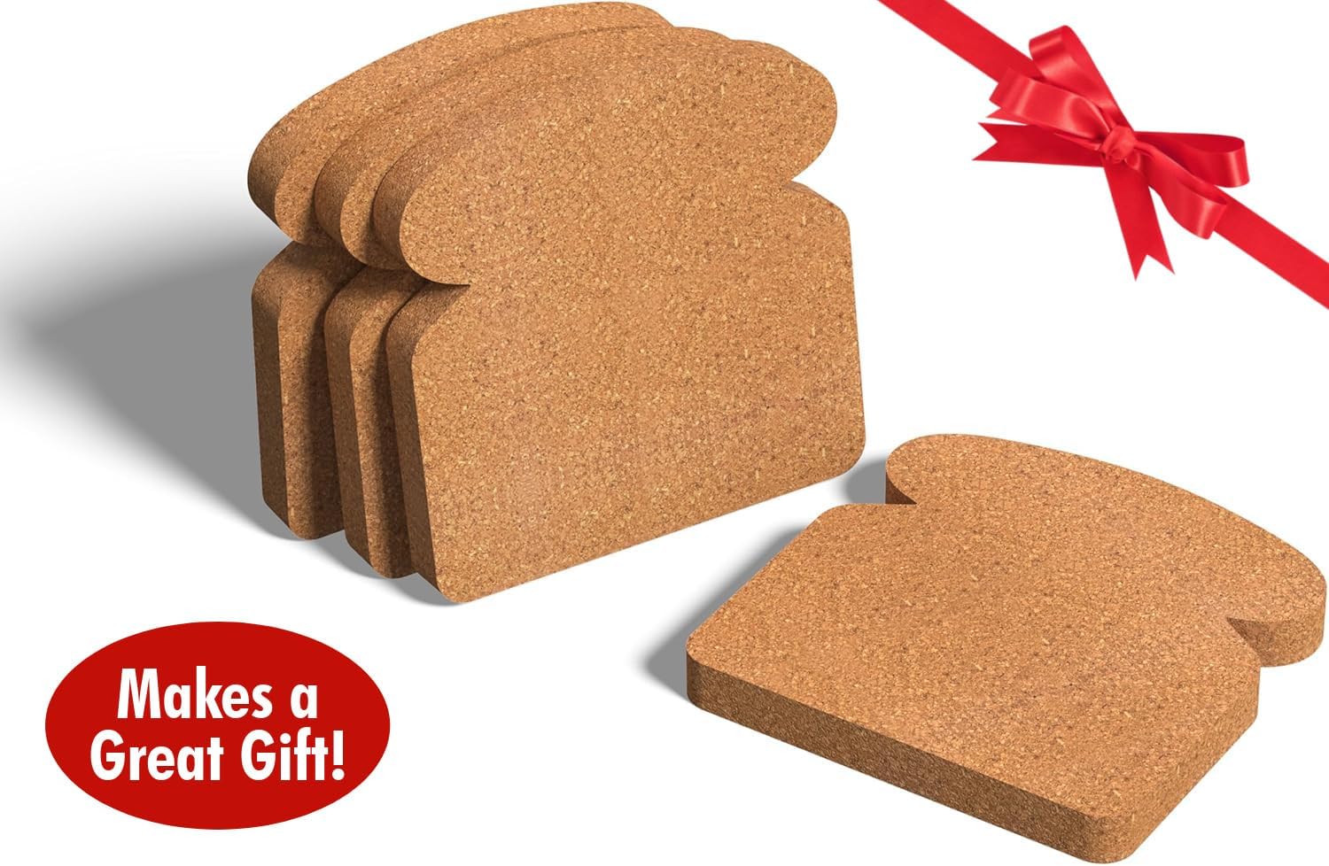 Holder / Absorbent Cork Coaster Set