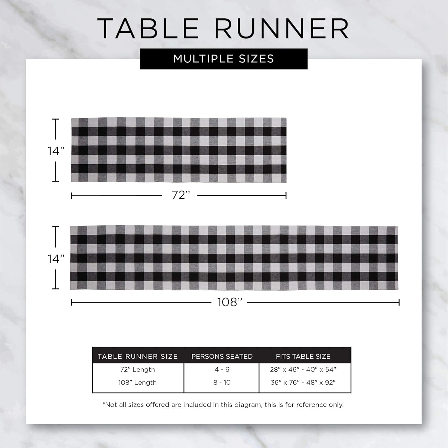 DII Variegated Tabletop Collection, Table Runner3x72, Olive Green