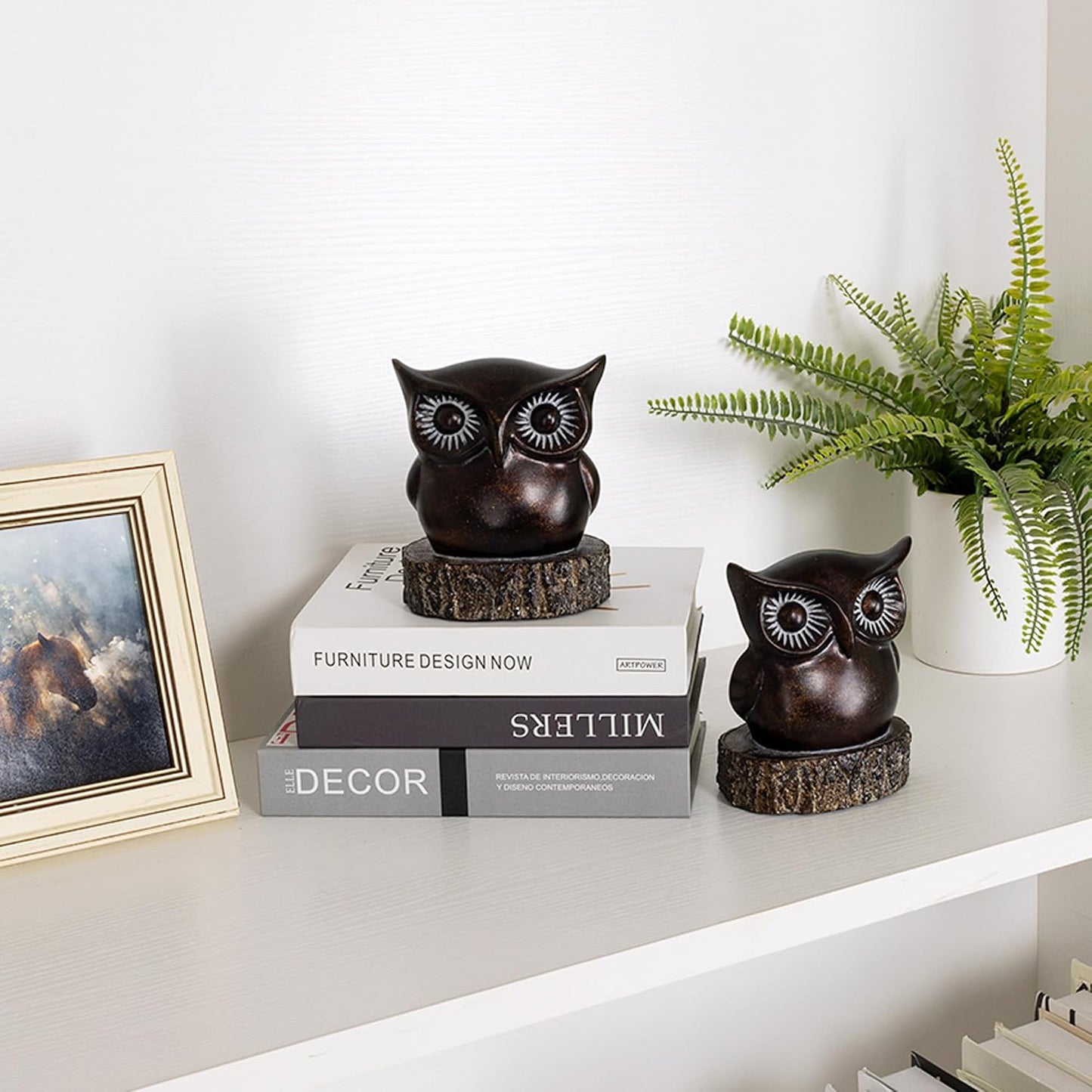 Heavy Bookends / Unique Bookends / Owl Book Ends