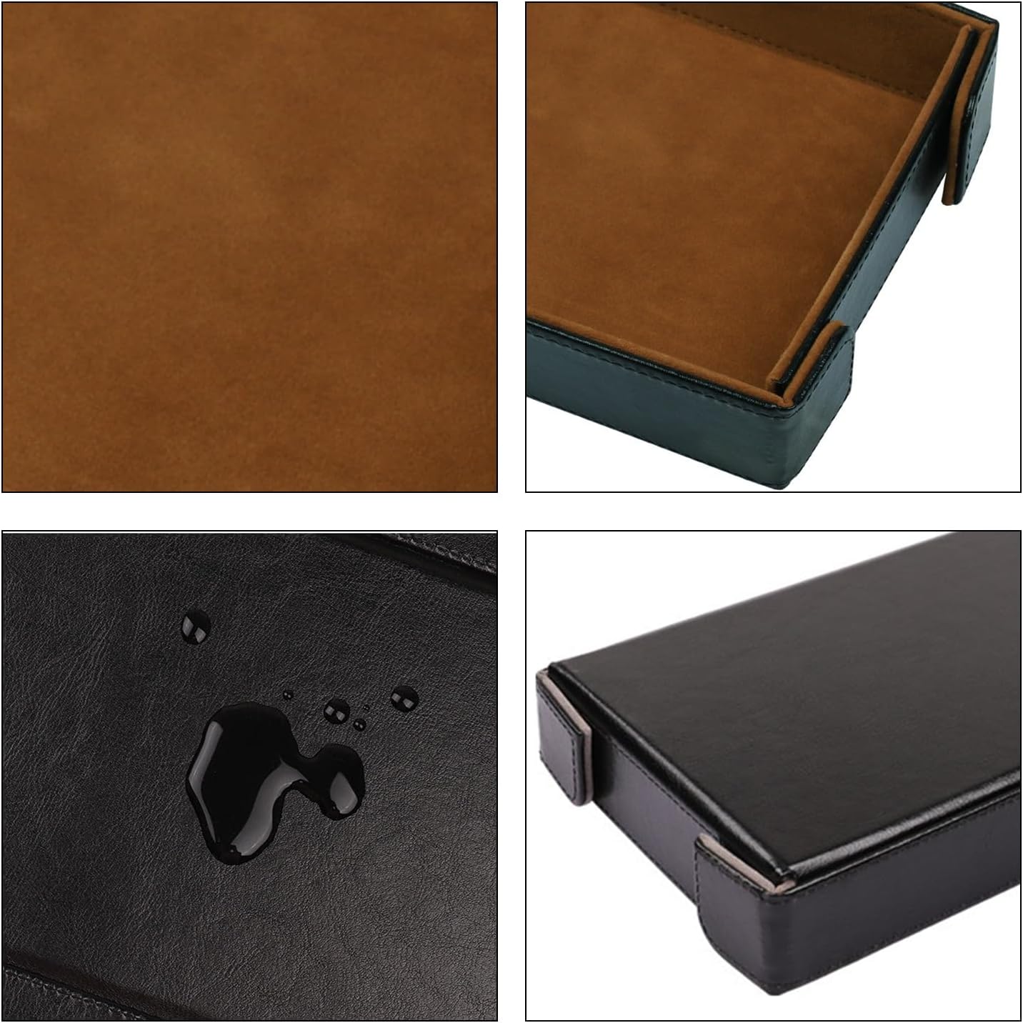 Valet Tray Desktop Storage Organizer Catchall Tray for Jewelry