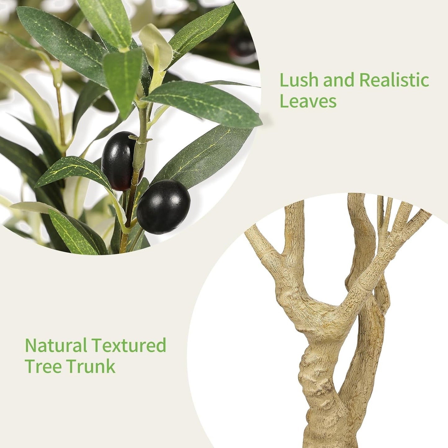 Faux Olive Tree / 7ft / 7 Inch