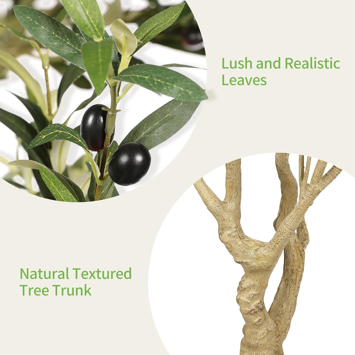 Faux Olive Tree / 7ft / 7 Inch