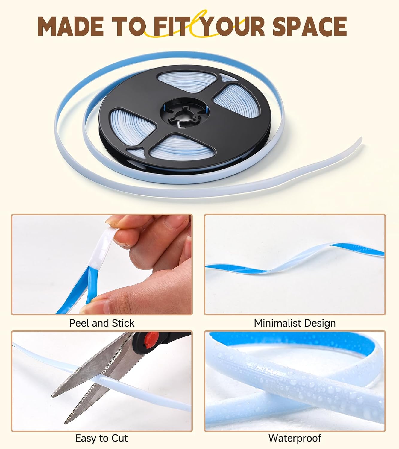 Caulking Tape Self Adhesive / White