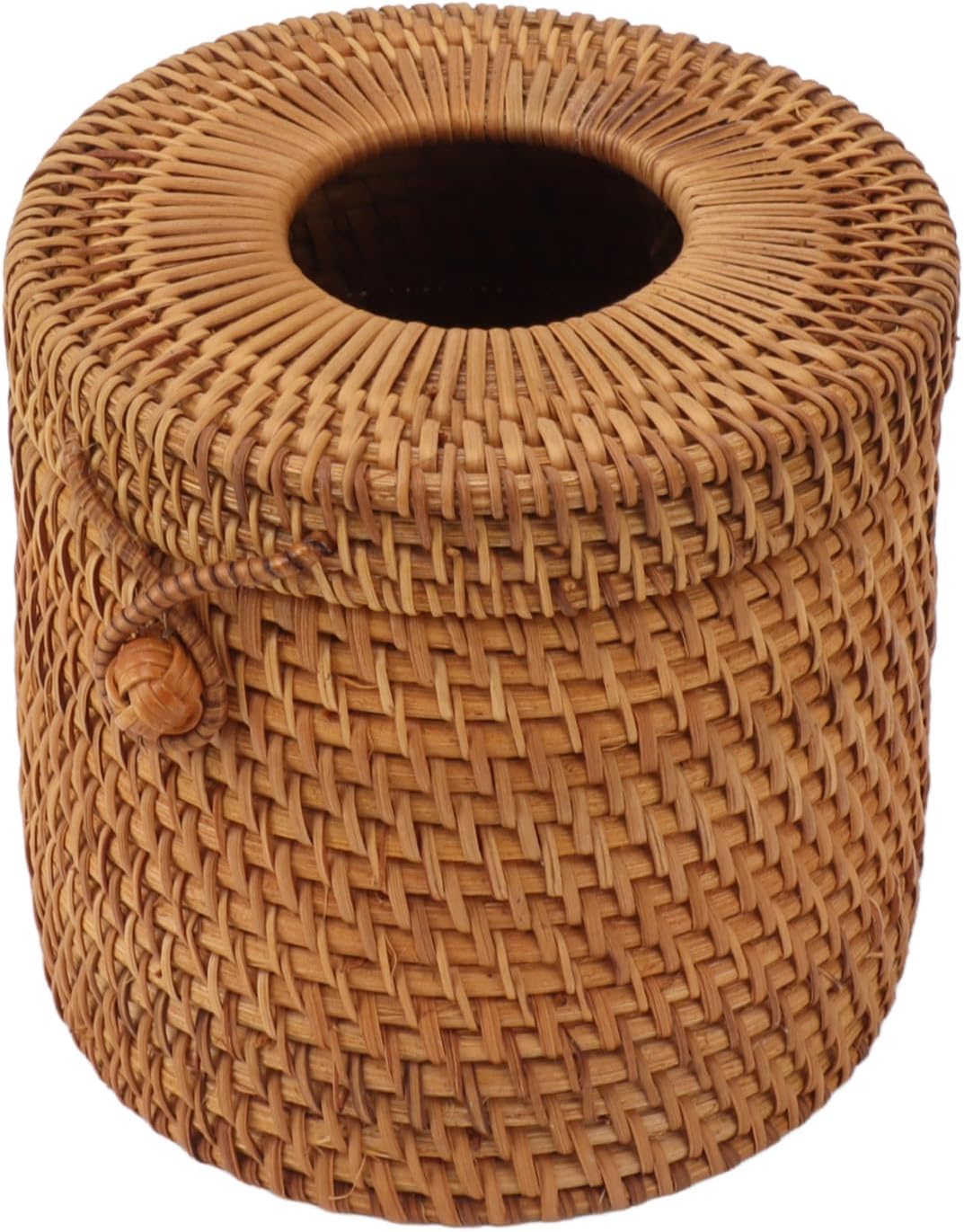 Rattan Tissue Box Cover / Cylinder
