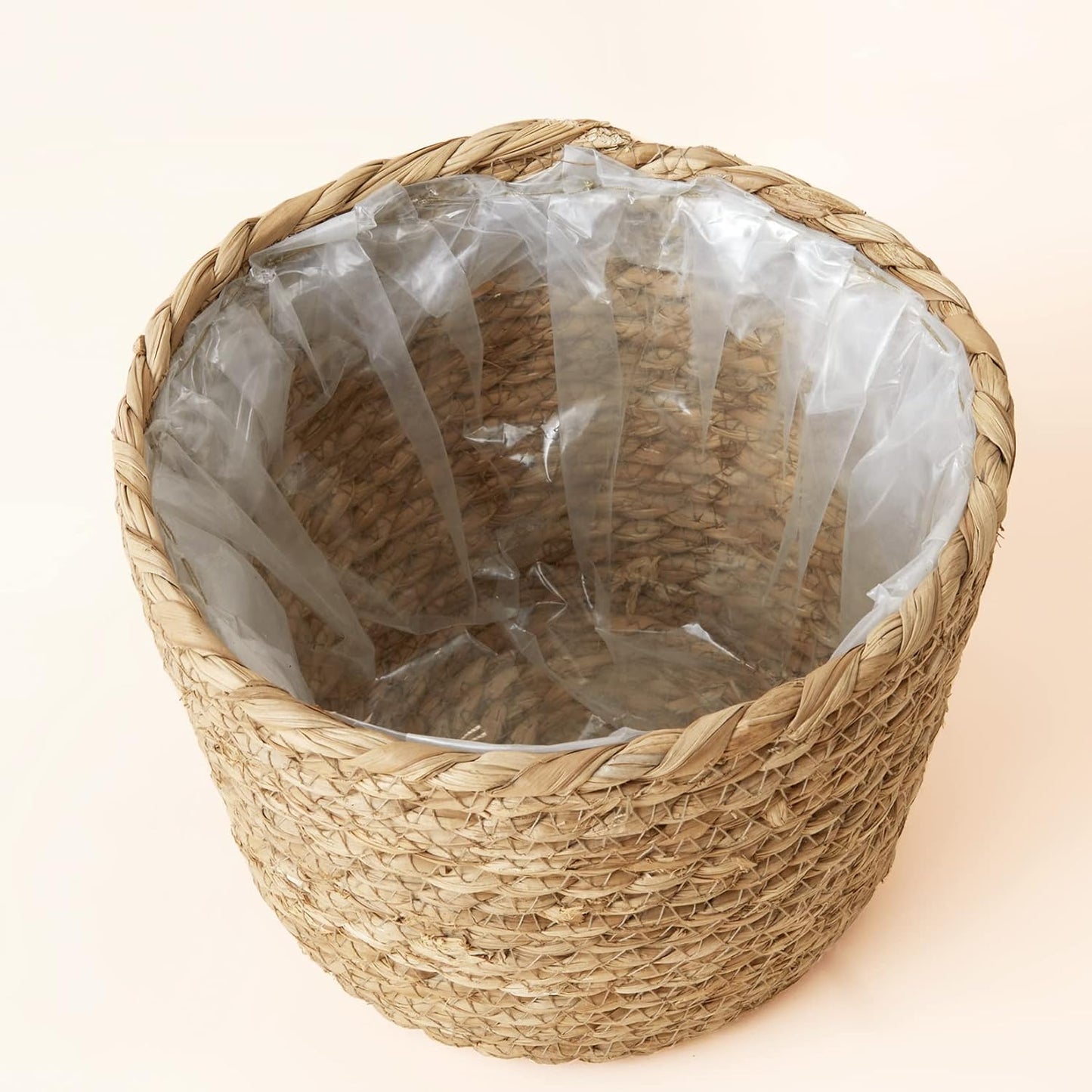 La Jolíe Muse Seagrass Planter Basket Indoor / Brown / 10.2"+8.7"+6.7 / Set of 3