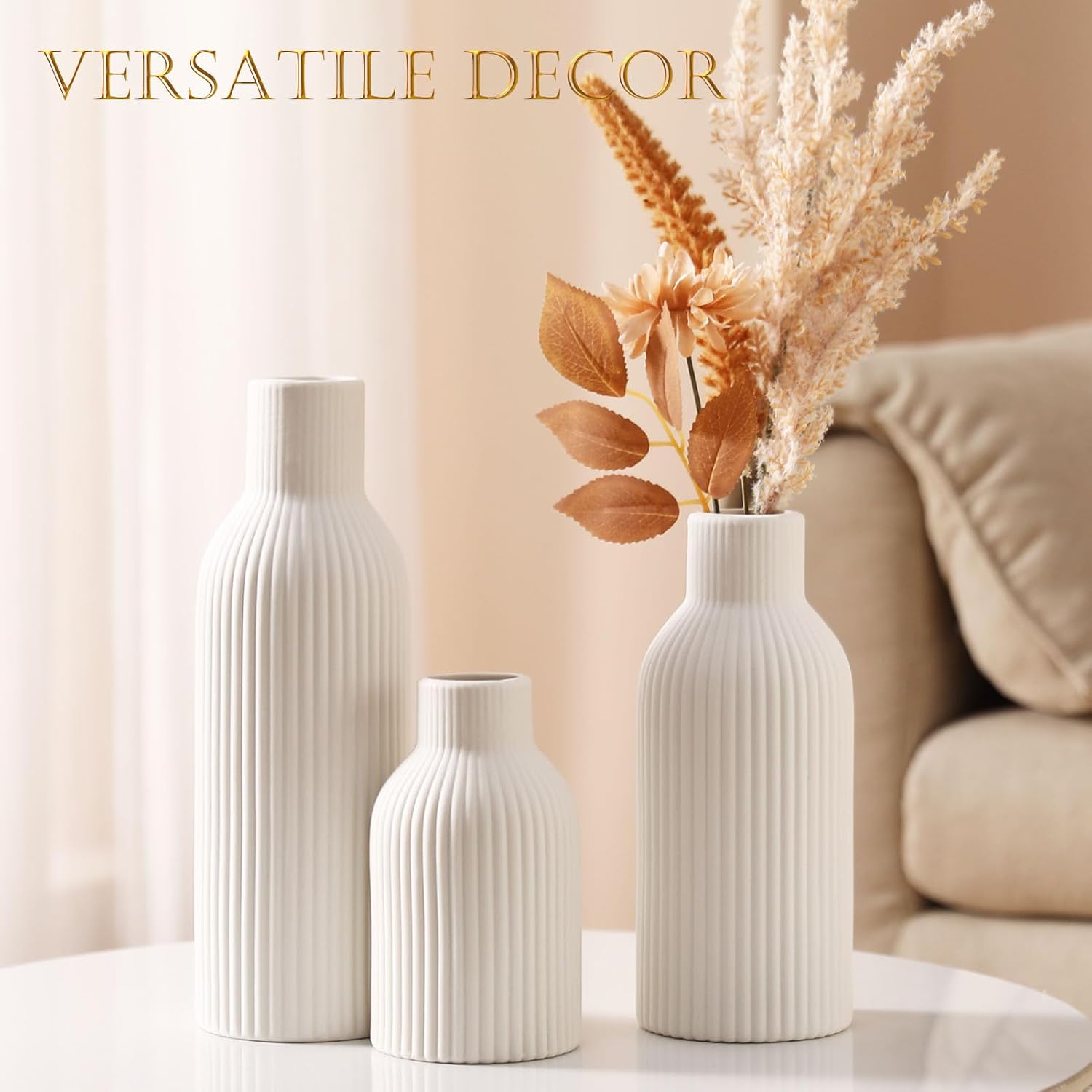 Ceramic Vase / Handcrafted Ceramic Vases / Set A / Set of 3