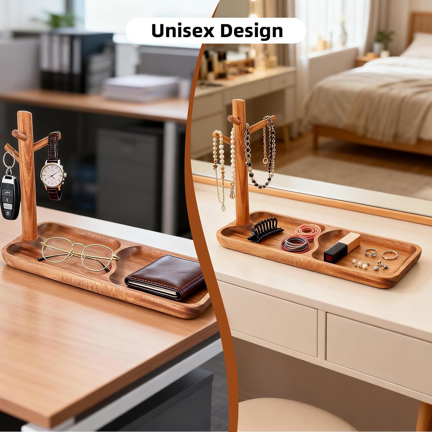 Wooden Catchall Organizer / Rectangle