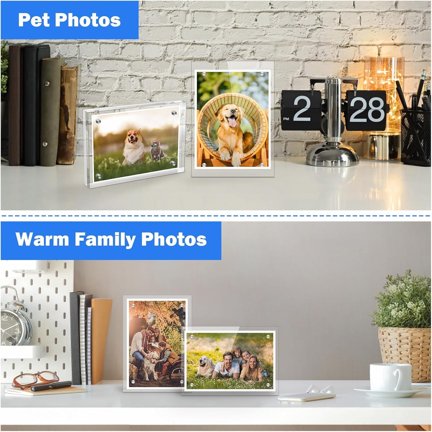 Acrylic Picture Frame / 4 x 6 / Clear