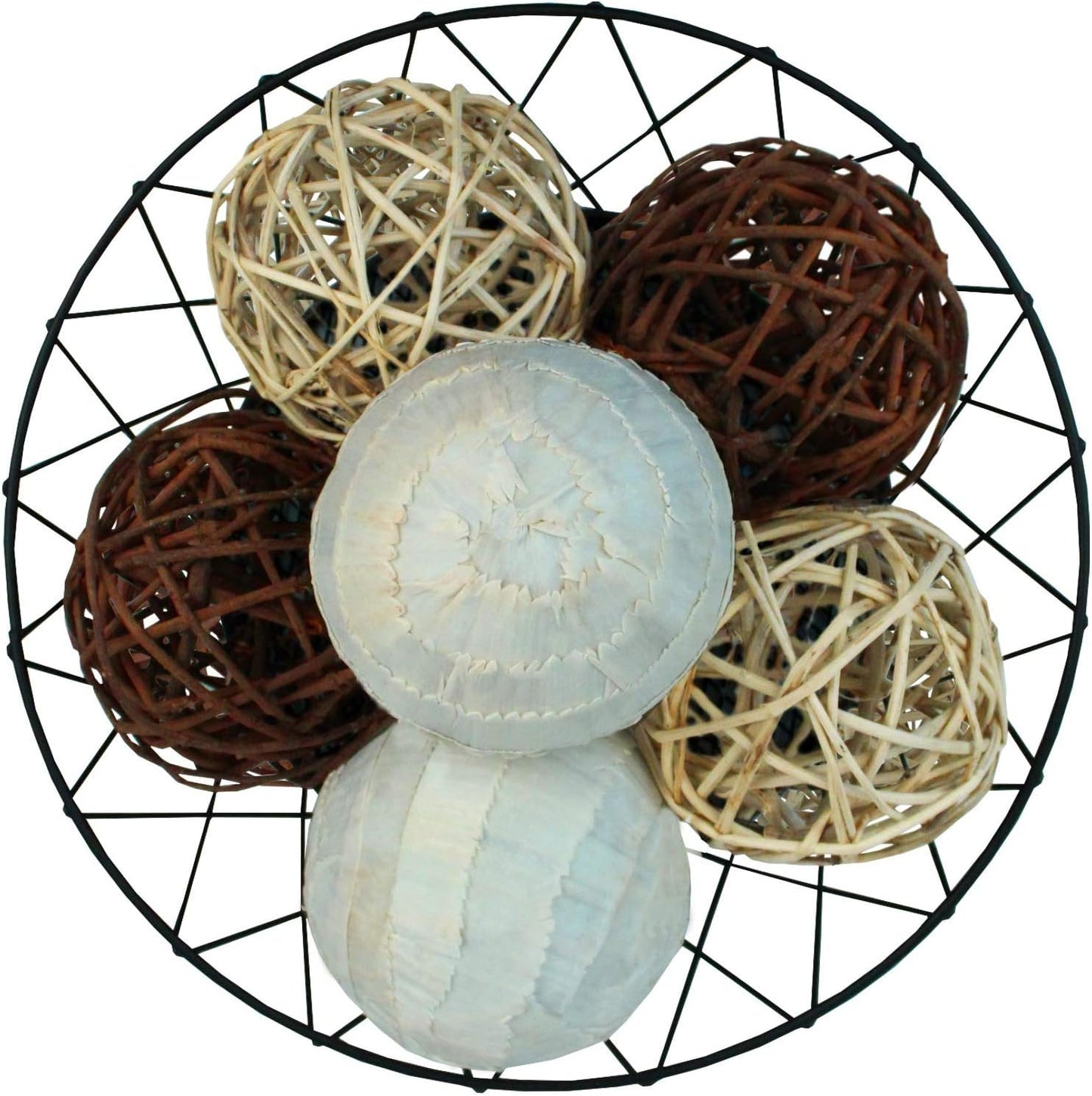 Assorted Rattan Wicker Orb