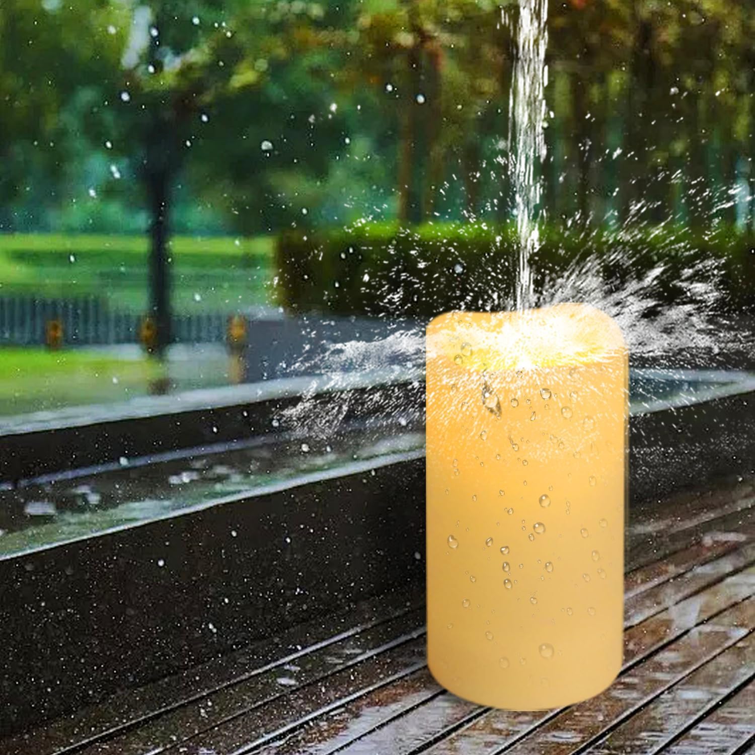 36Pack Flameless LED Candles, Waterproof for Indoor & Outdoor Use, Equipped with 10-Key Remotes & Timer, Ideal for