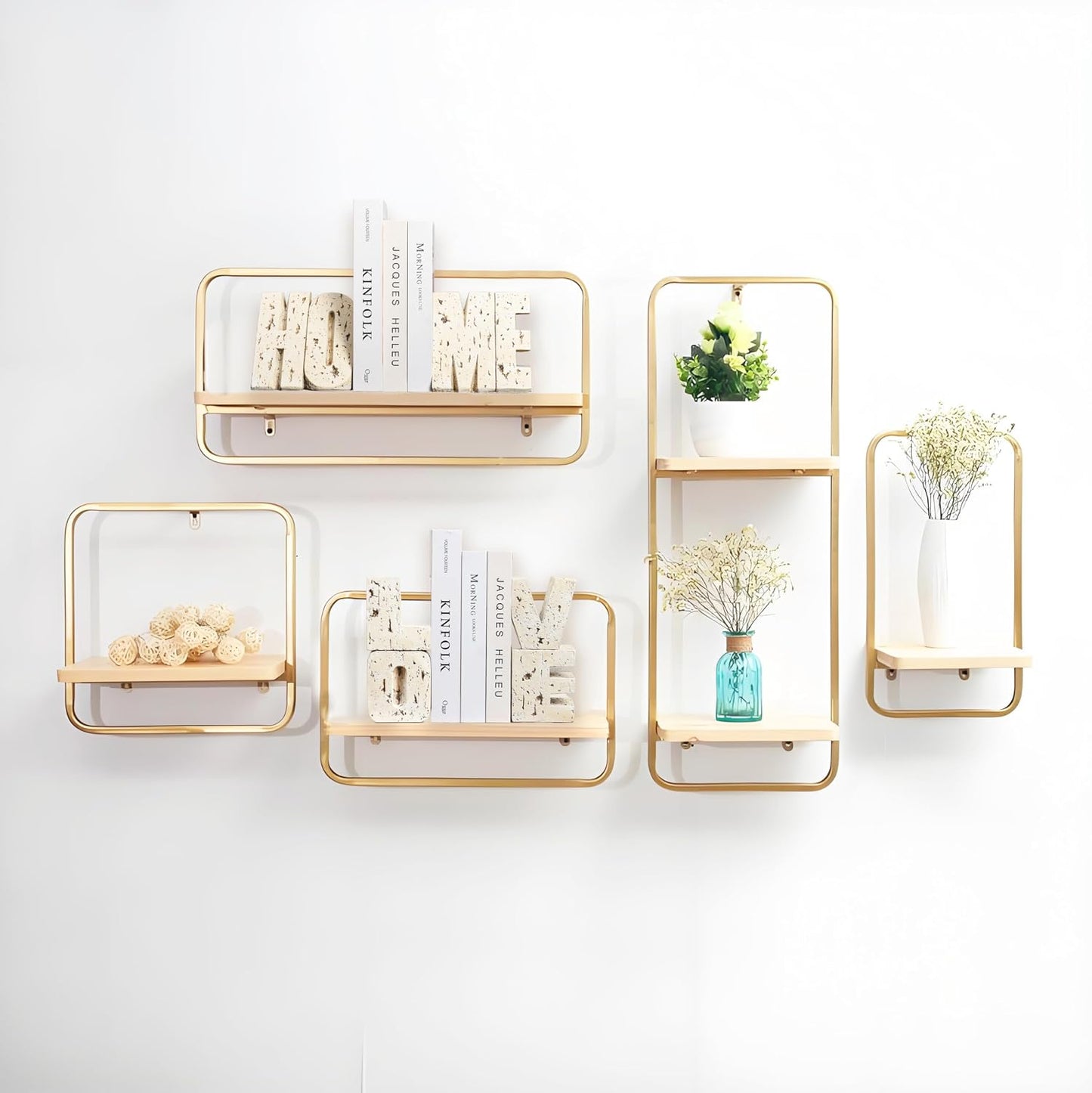 Small Farmhouse Heavy Duty Bookends / Beige