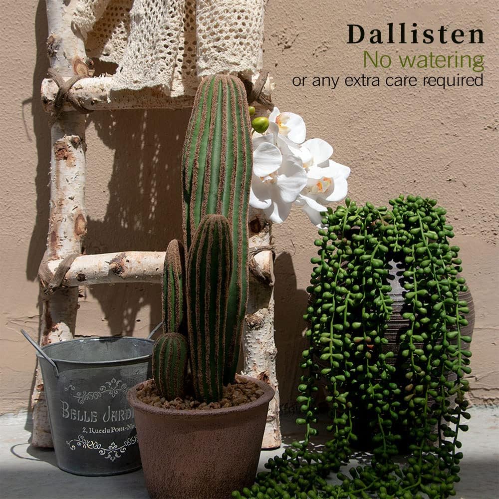 Artificial Succulents Hanging Plants / Green / Set of 6