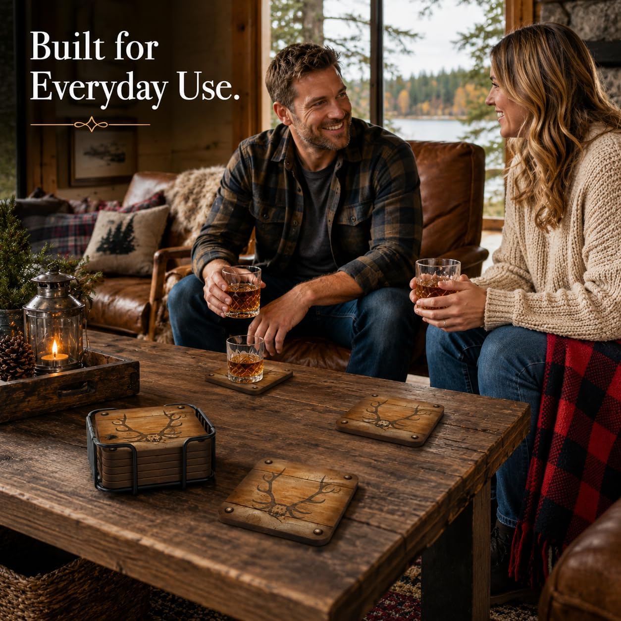 Multi / Coasters / 4 x 4 / Lodge
