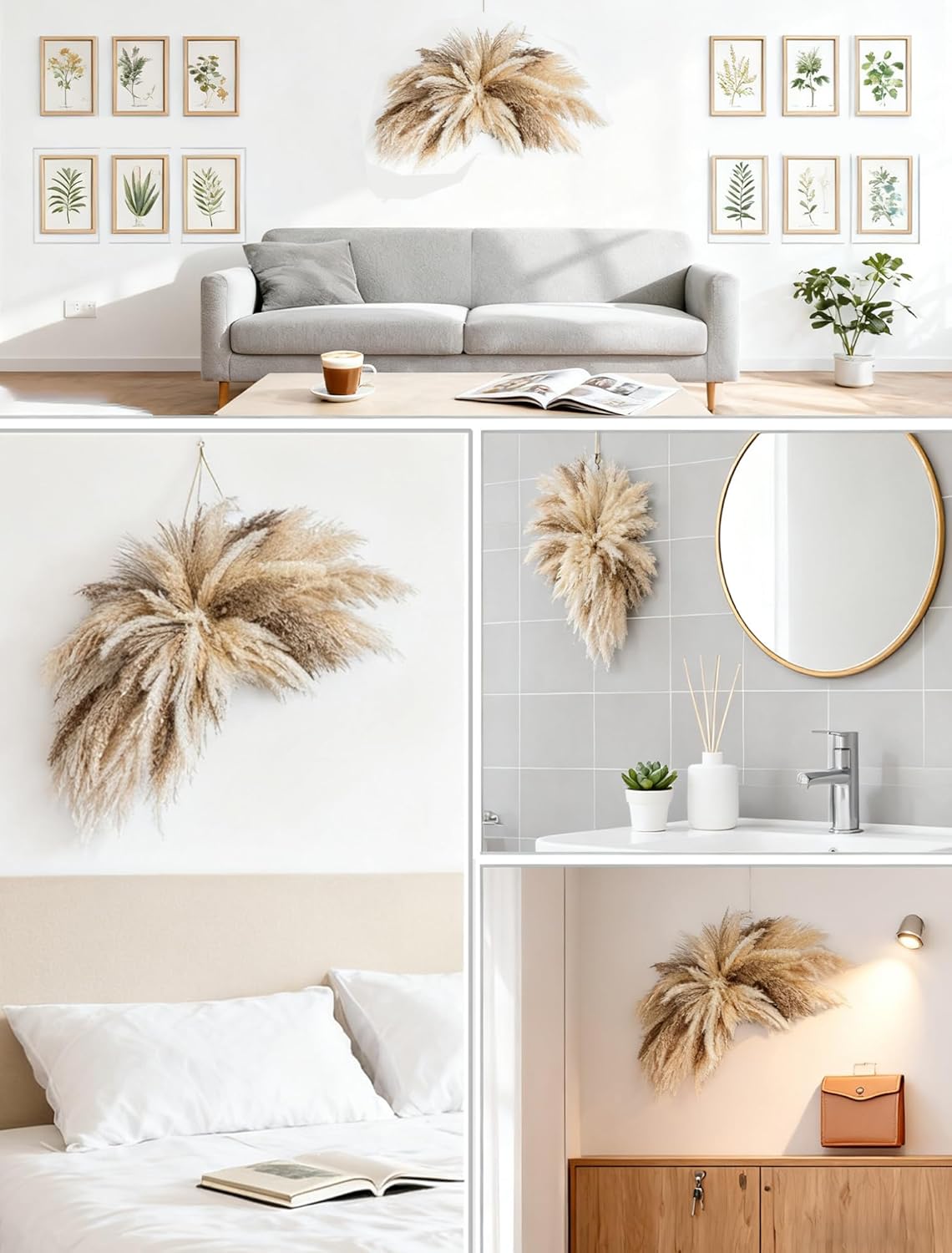 Fluffy Boho Wall Decor / Large