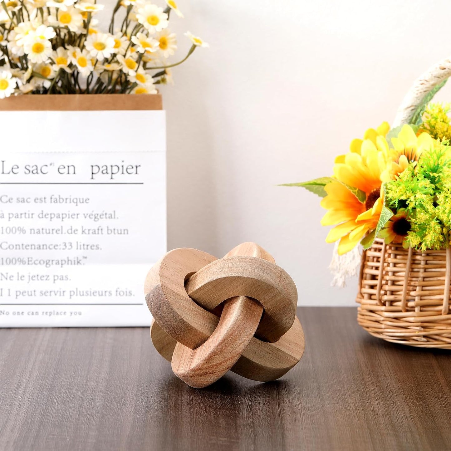 Boho Chain Link Decor / Wooden / Classic