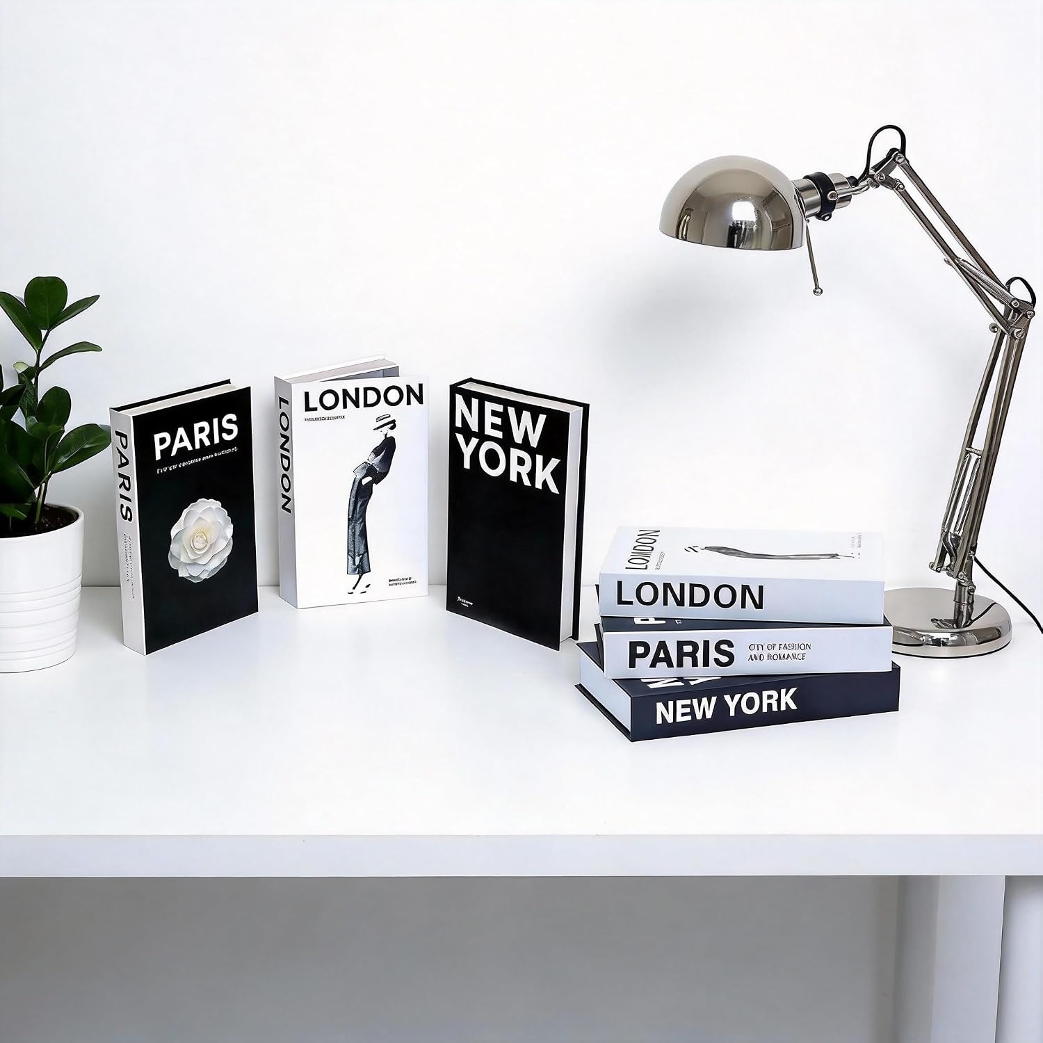 Elegant Faux Books for Decoration / Set of 3