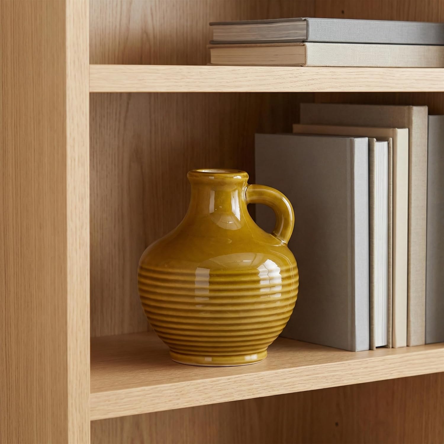 Brown Ceramic Vase / 6 Inch / Brown - 6