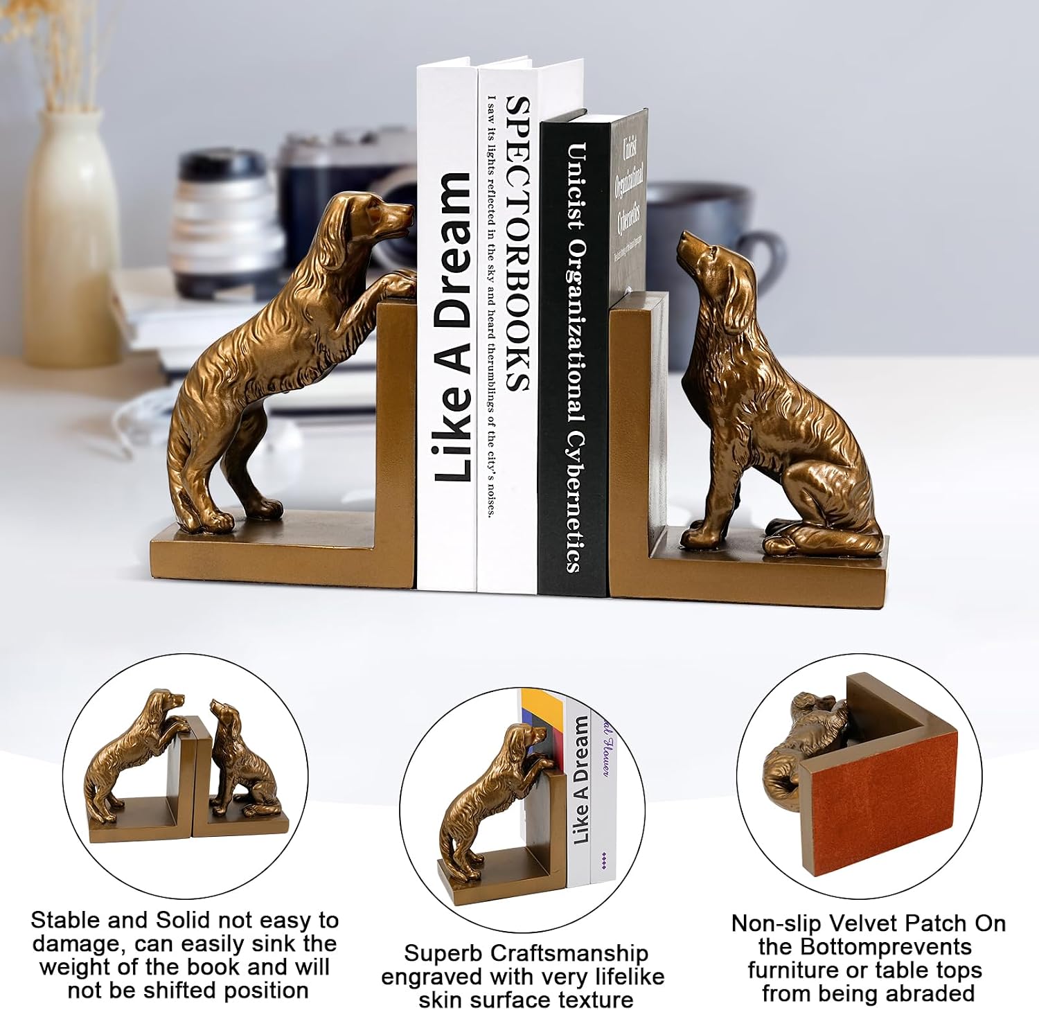 Book Ends / Dog Bookends