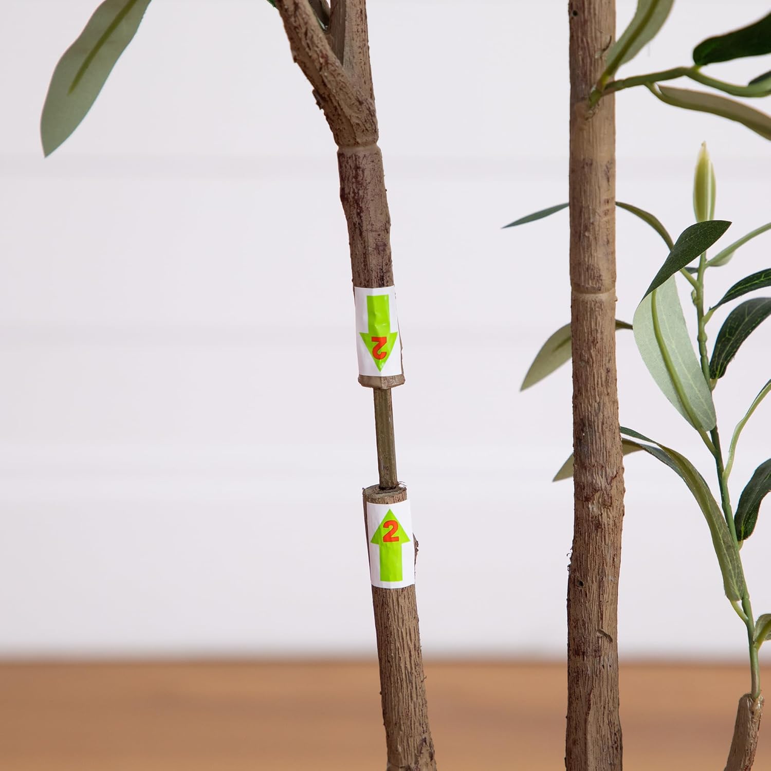 Bendable Branches / Artificial Indoor Tree / White / 5 Inch
