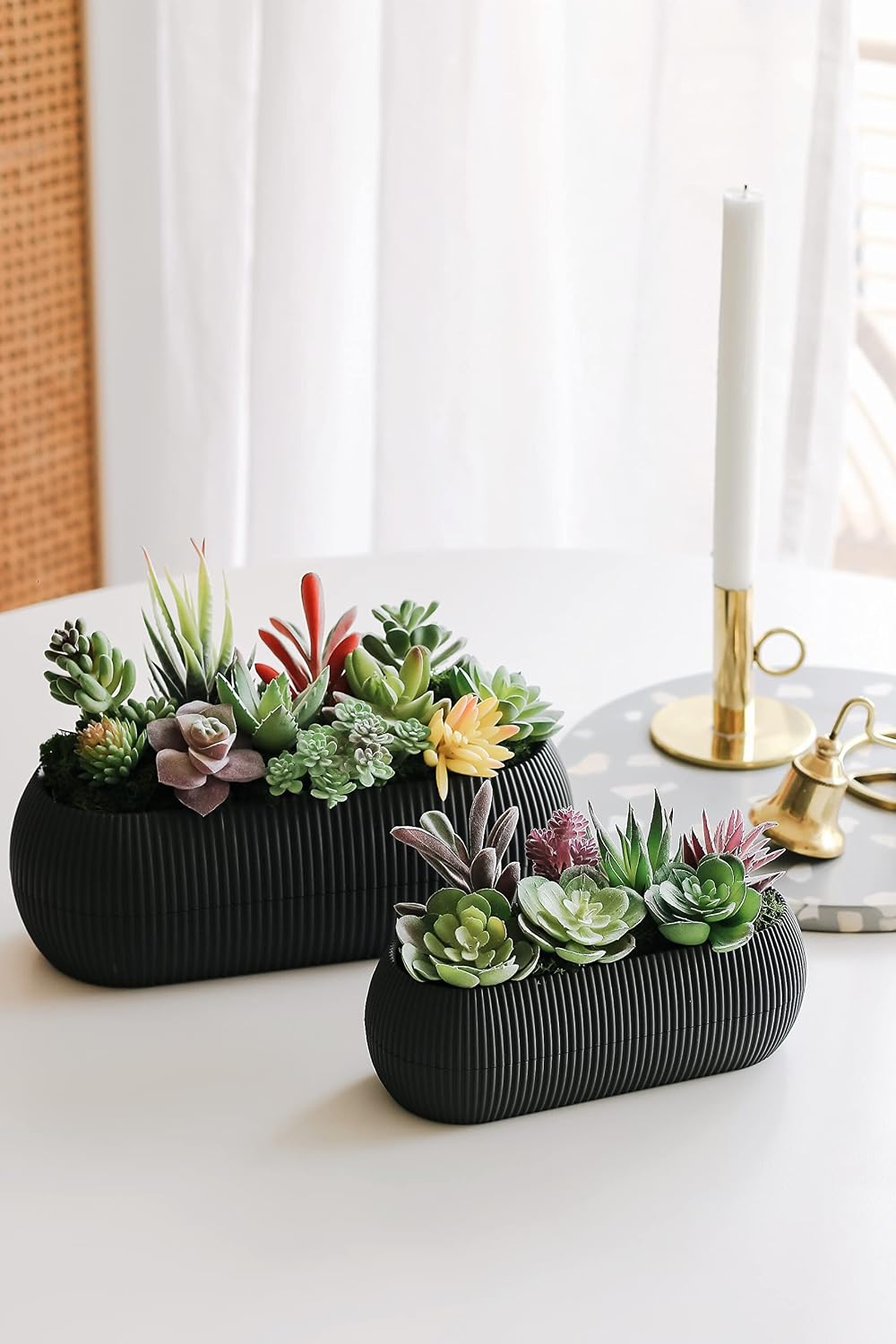 Artificial Succulent Plants / Set of 18