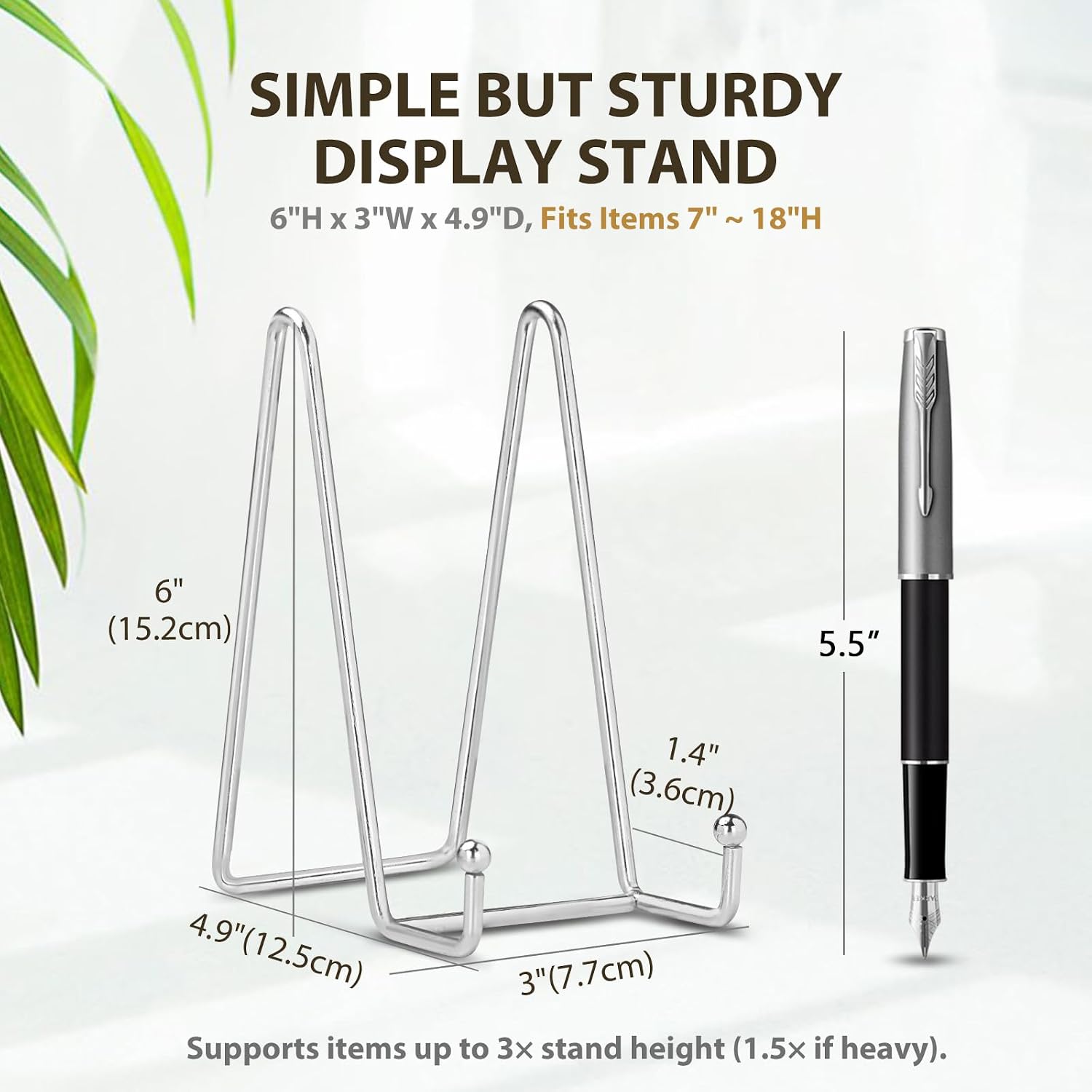 Plate Stands for Display / 6 Inch / Set of 4