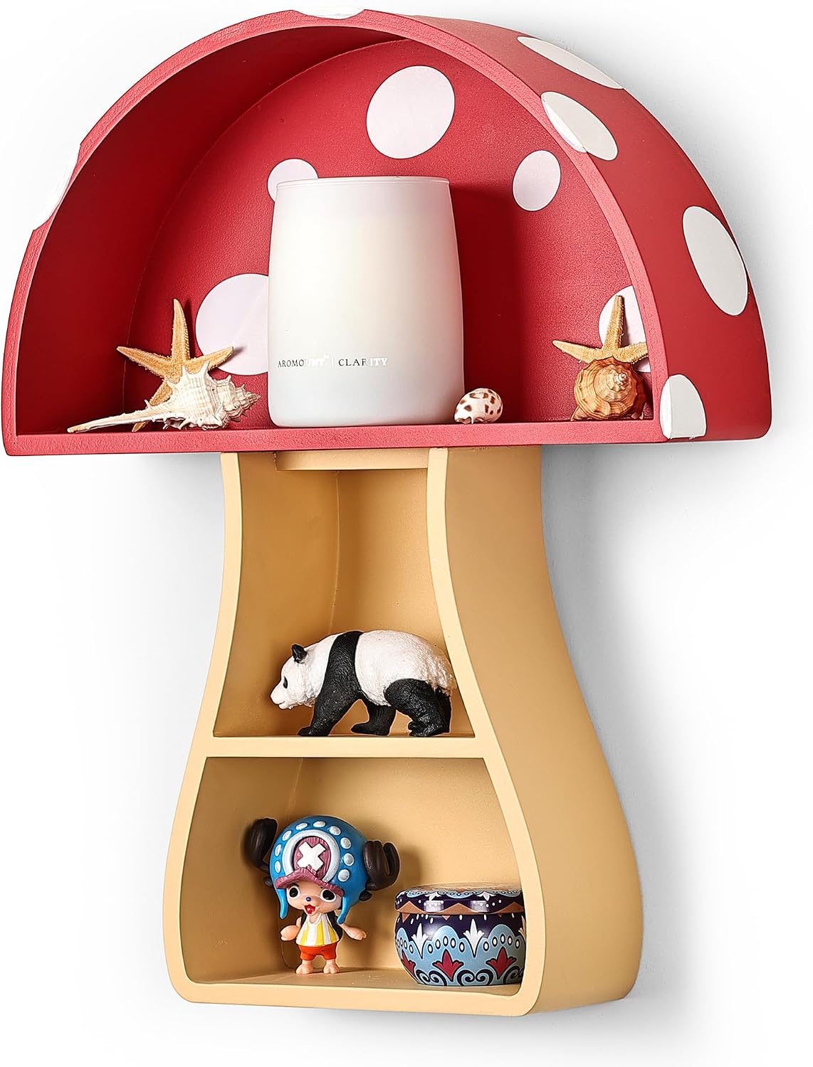 Floating Mushroom Shelf / Fun & Whimsical Wall Decor for Nursery