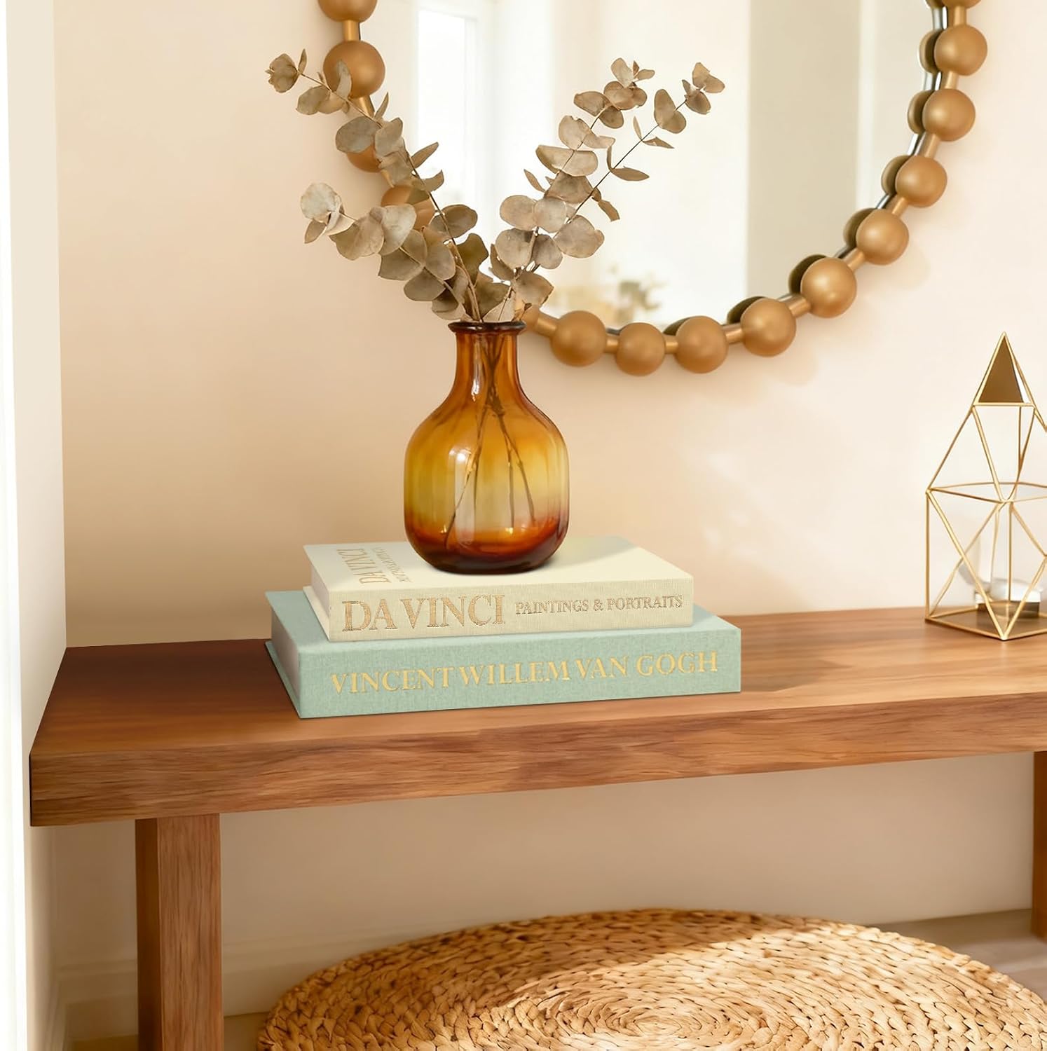 Faux Book Storage Boxes / Set of 2