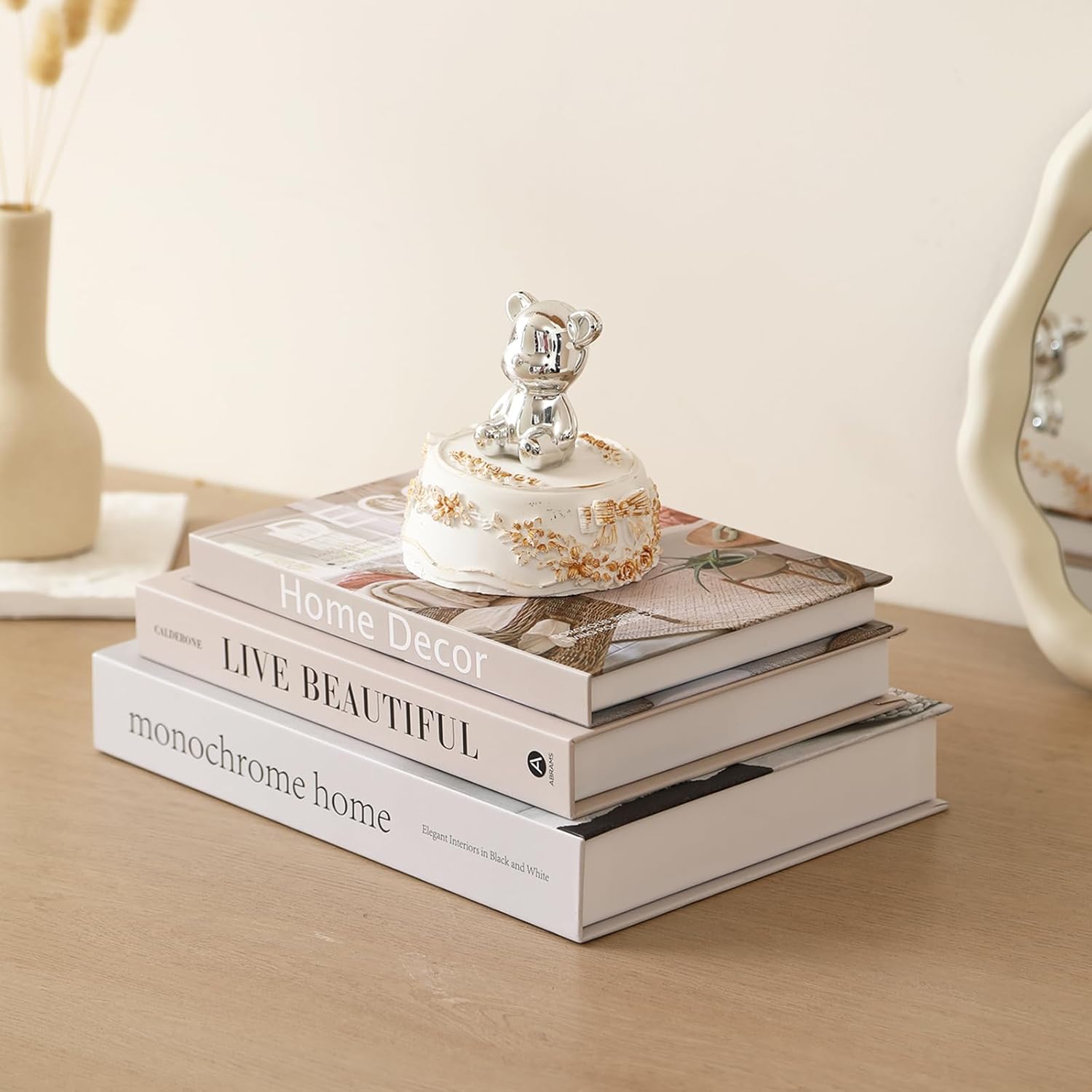 Aesthetic Decor Books Set for Coffee / Zf002 / Set of 3