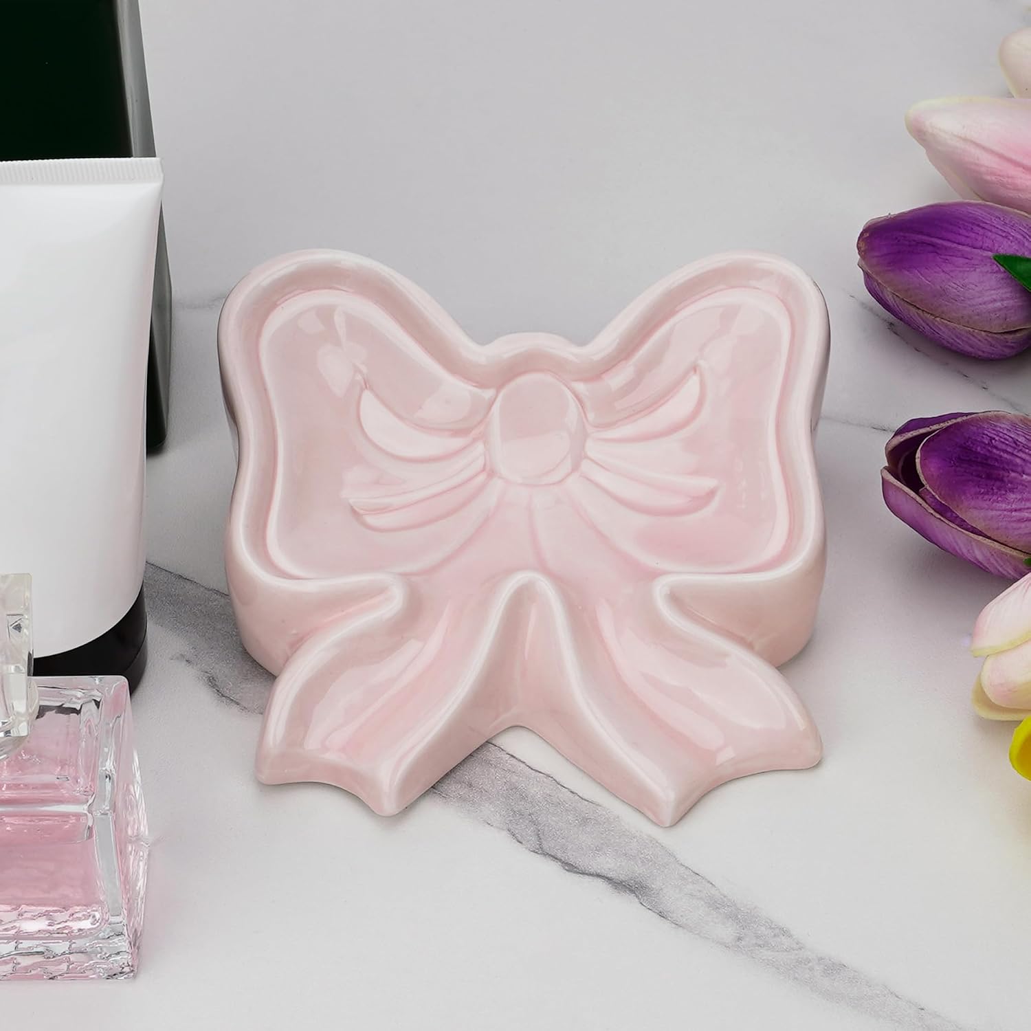 Ceramic Soaps Dish / Pink