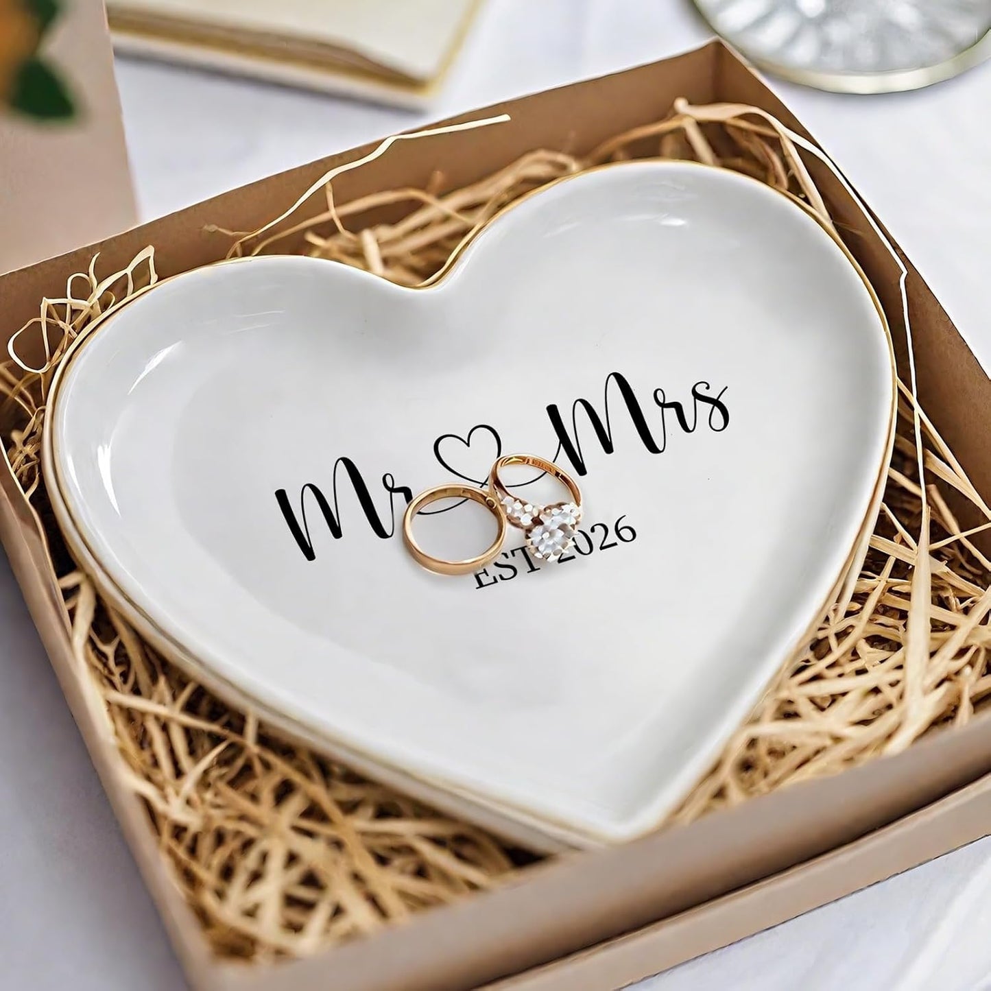 Mr & Mrs EST 2026 Jewelry Tray / Mr Mrs EST 2026