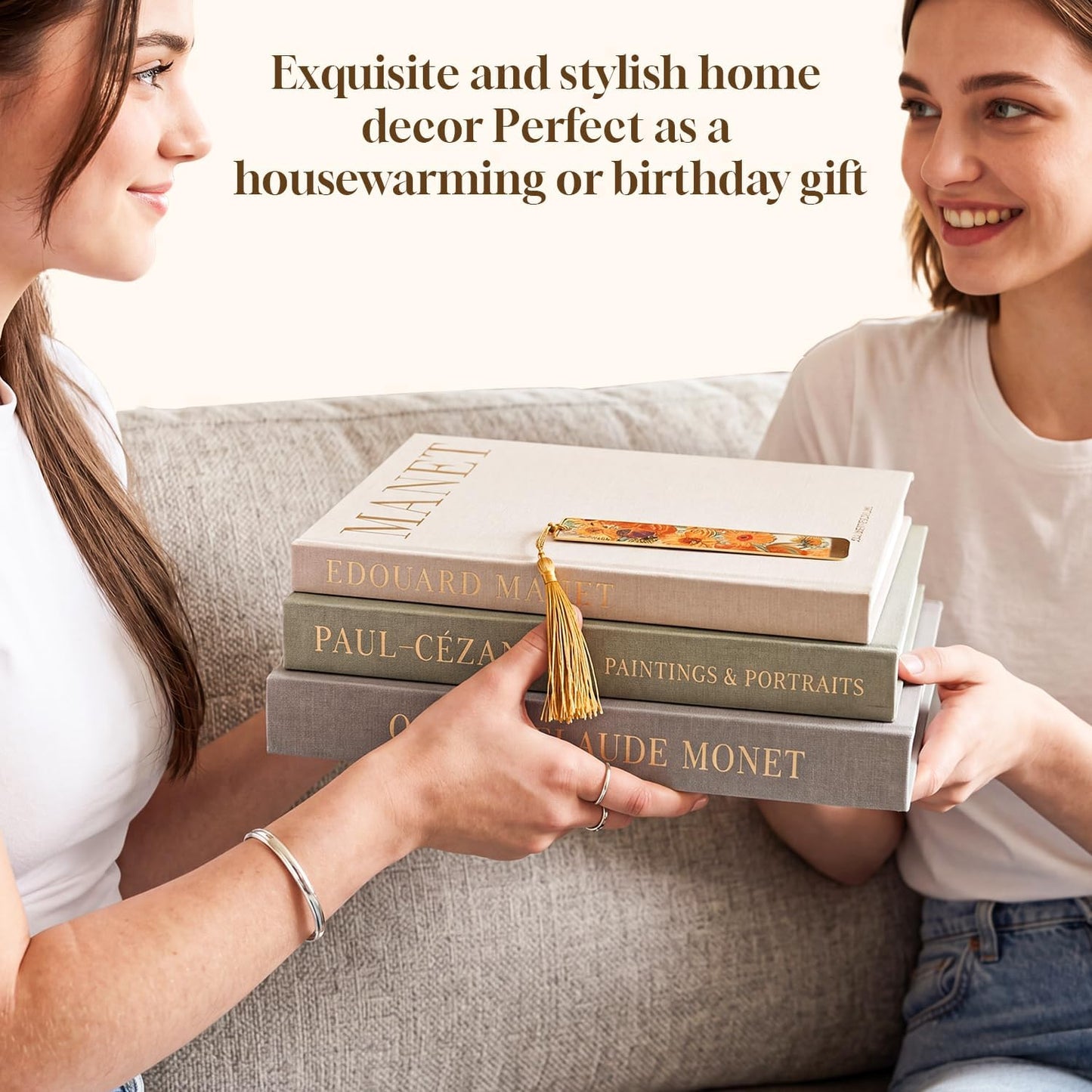 Artificial Books for Decor / Grey / Set of 3
