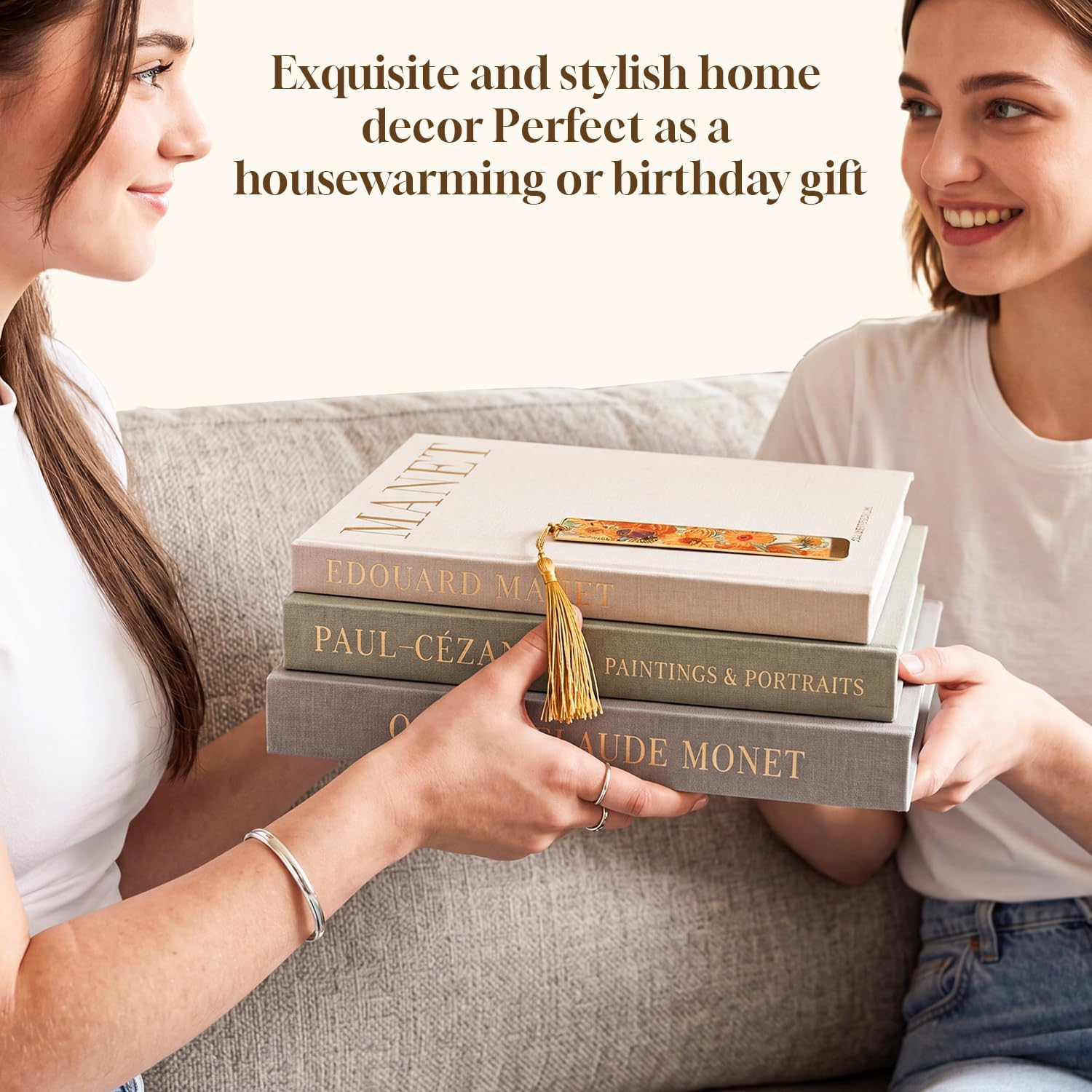 Artificial Books for Decor / Grey / Set of 3