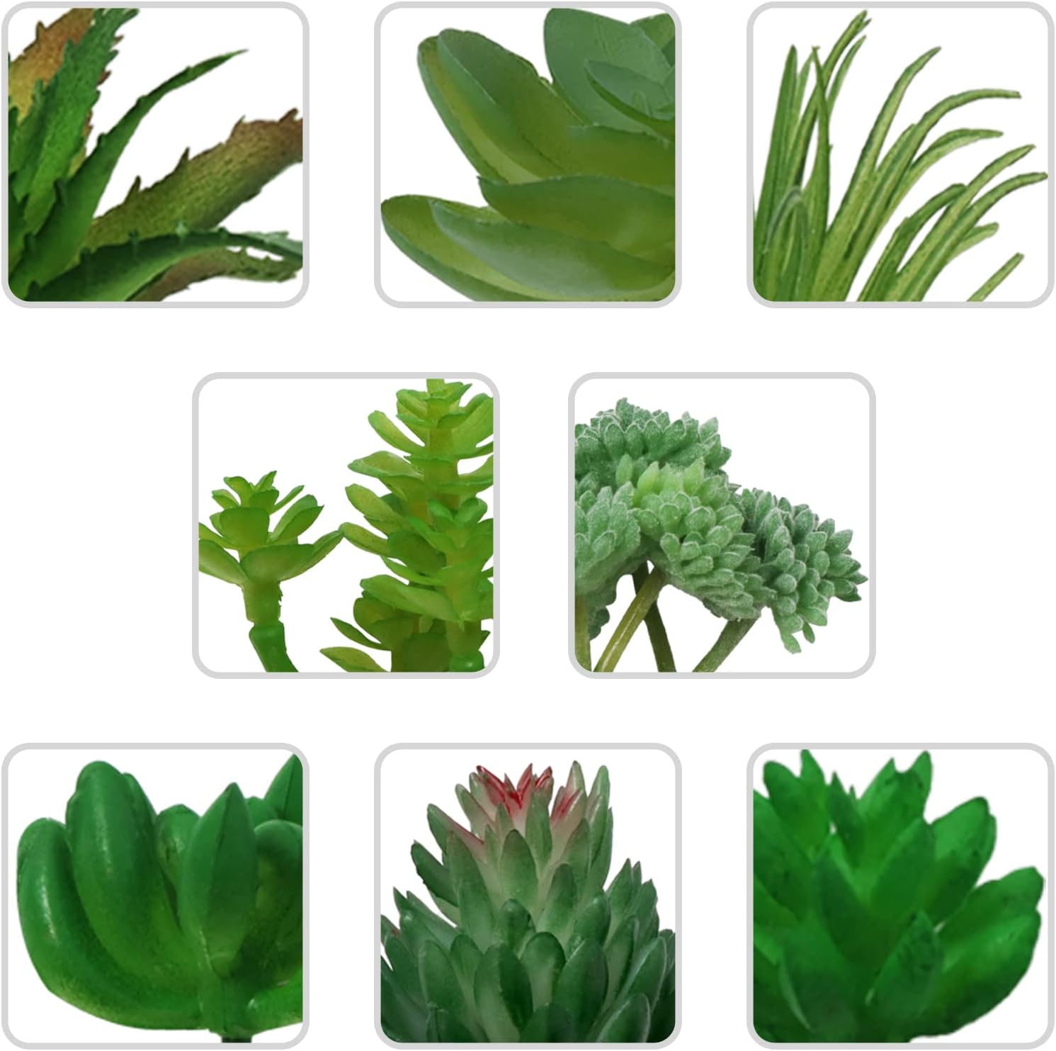 Succulents Plants Artificial / Green Succulents / Set of 22