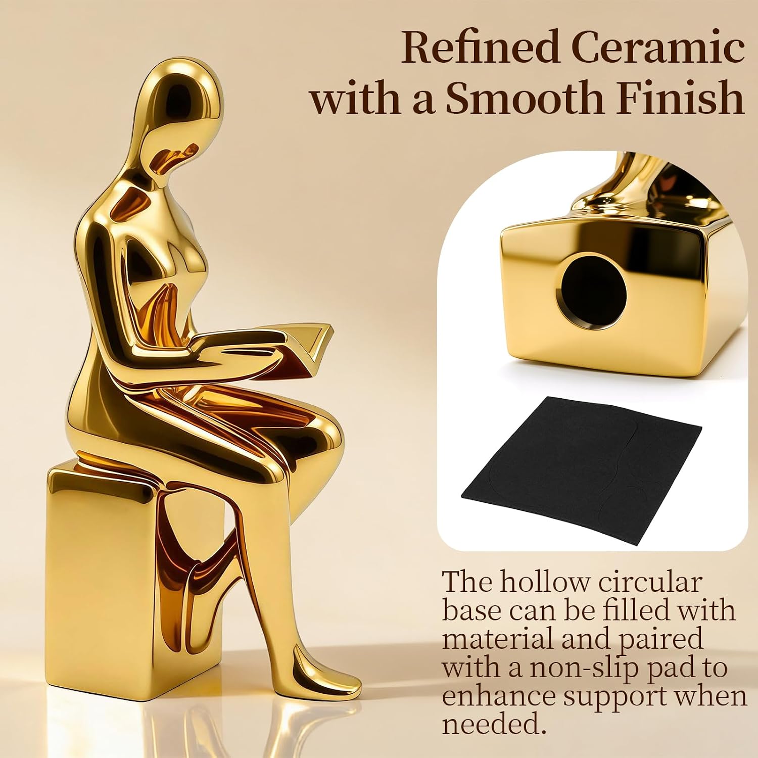 Ceramic Book Ends / Decorative Bookends Set