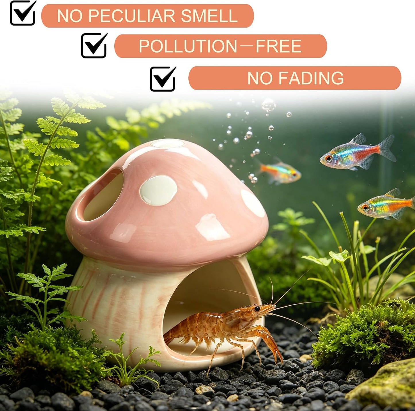 Small Shrimp Goldfishes / Pink