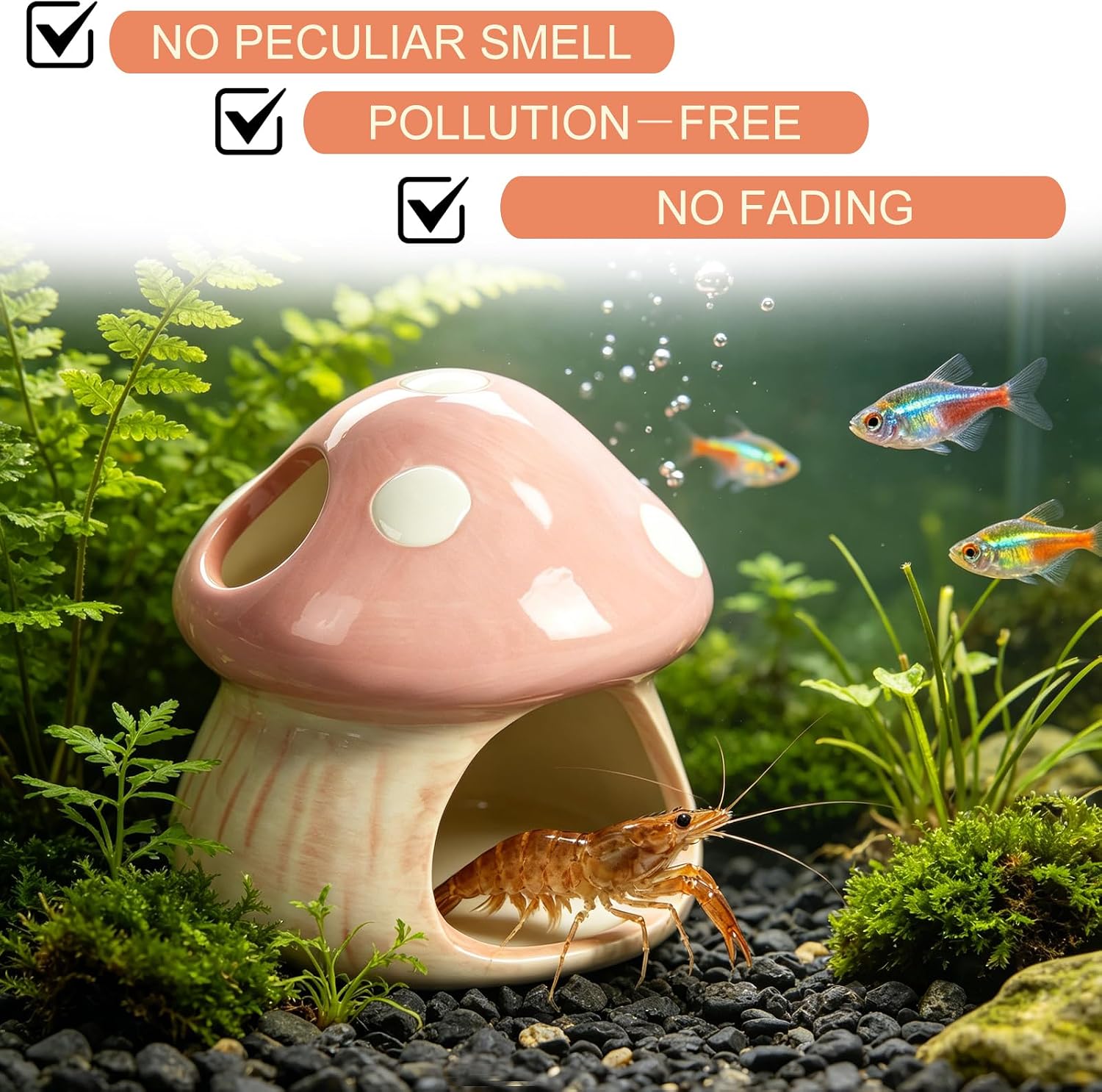 Small Shrimp Goldfishes / Pink