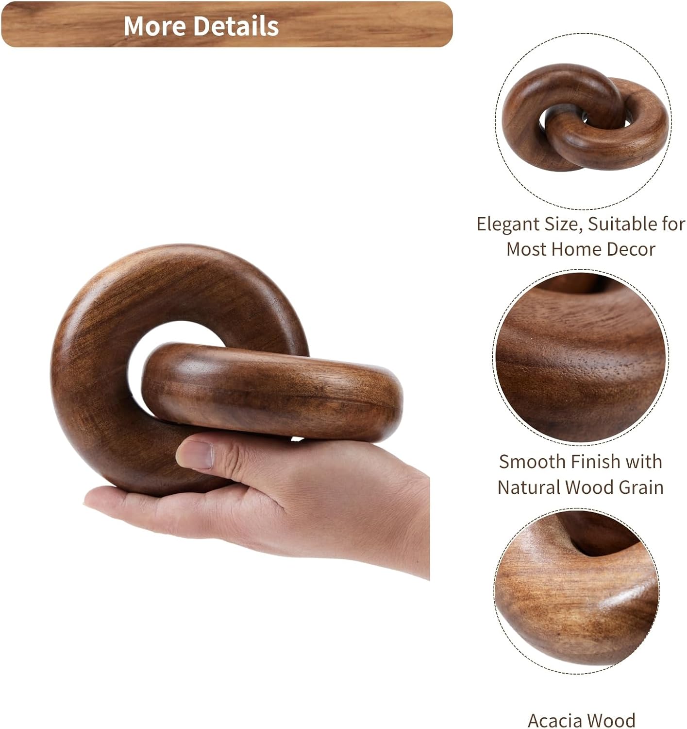Rustic Modern Farmhouse Objects / Walnut / Natural