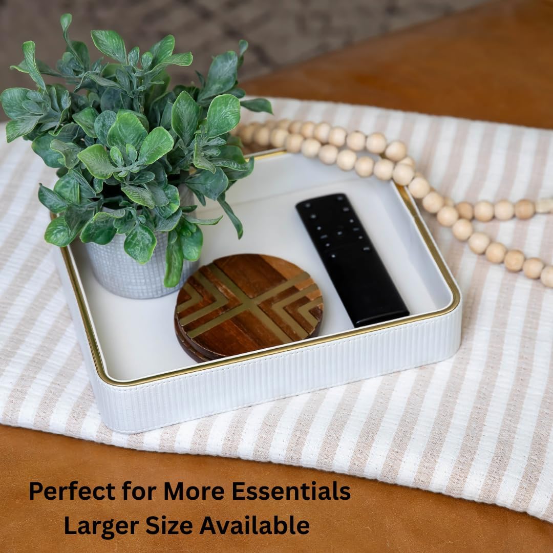 Dresser Trays / White / 8 x 8 x 1.8