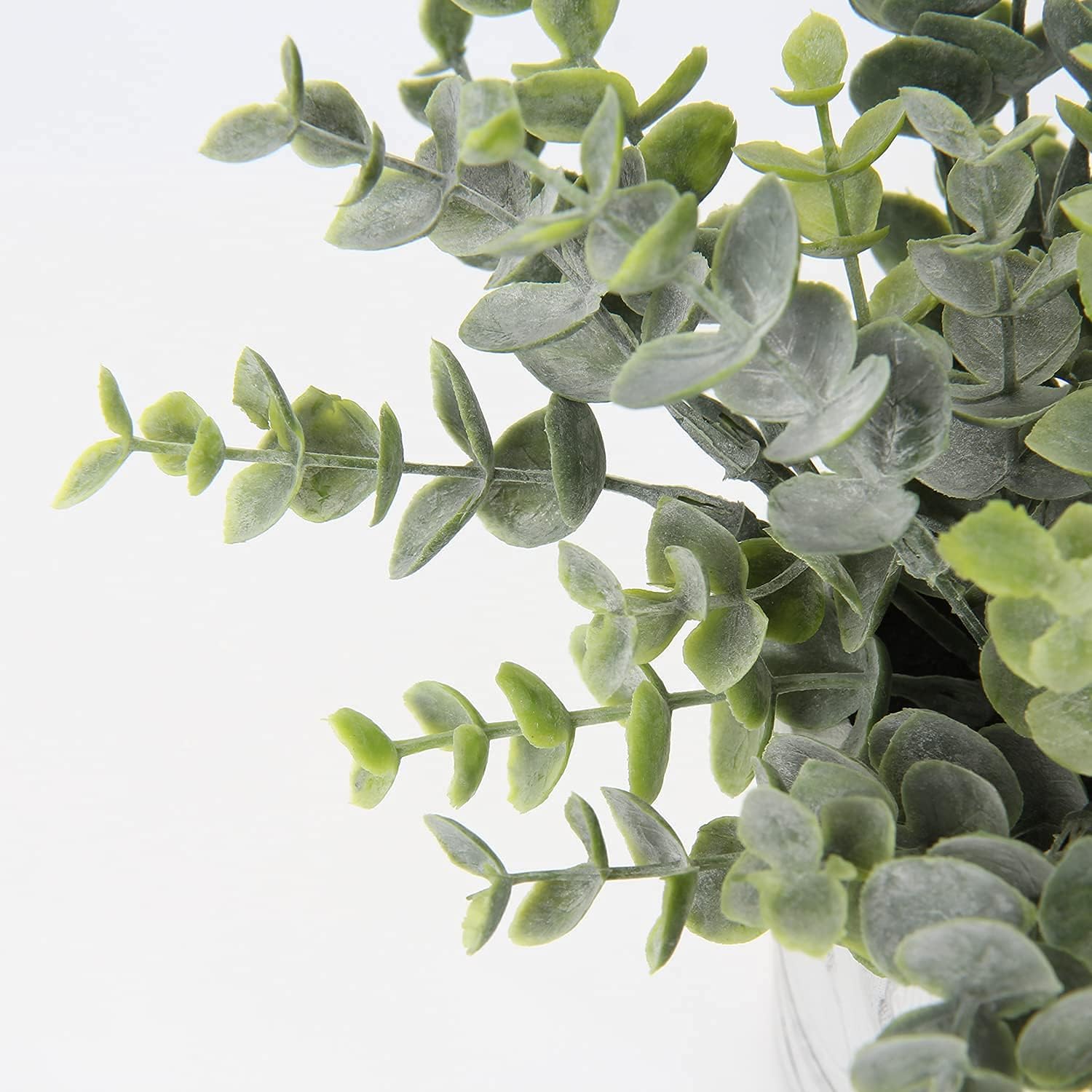 Plastic Eucalyptus Greenery Faux Plants / Green-#4