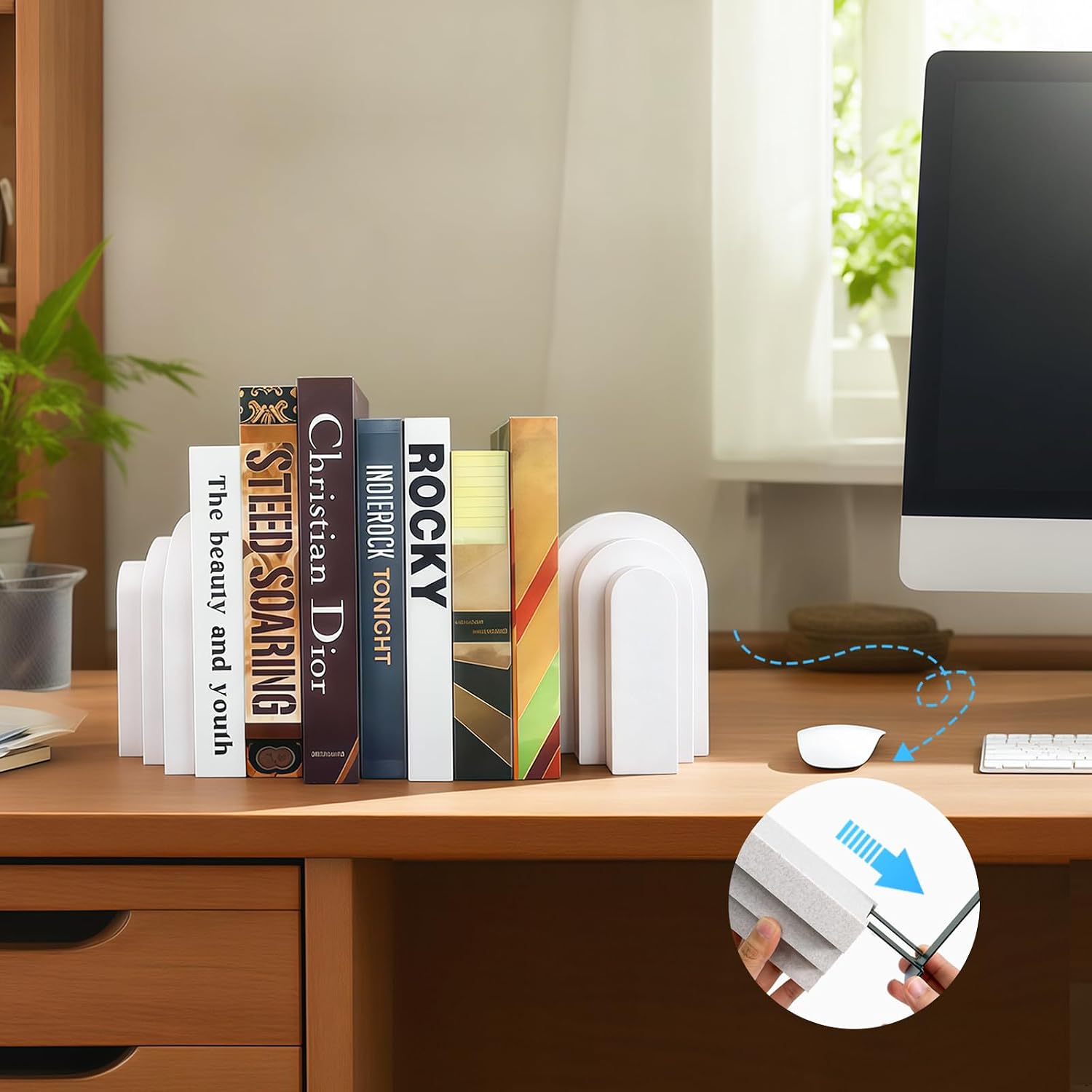 Bookend / Book Ends / White